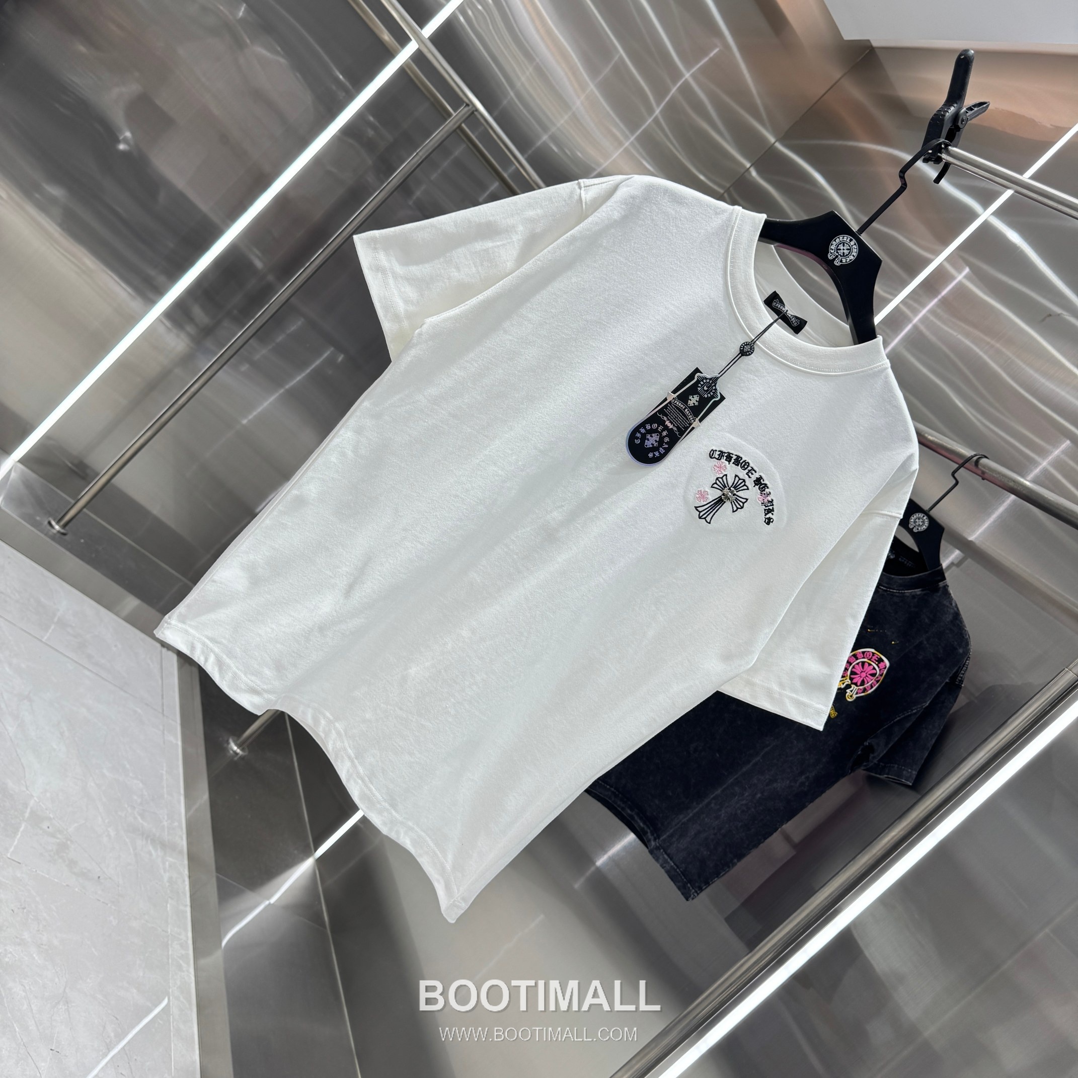 Chrome Hearts Ten-Thousand Stitch Embroidery Tee Black T-Shirt 크롬하츠 만침 자수 티 블랙 티셔츠 3