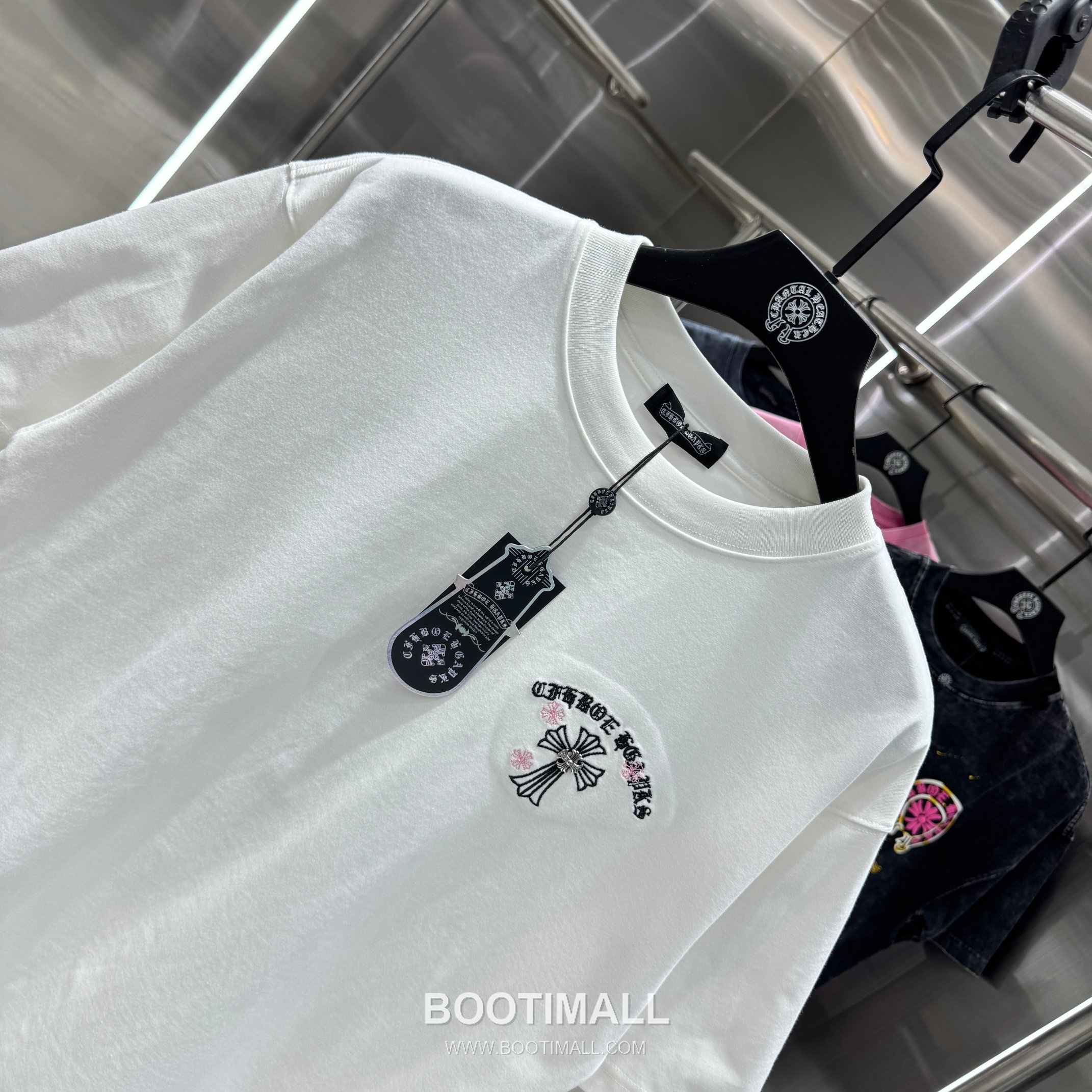 Chrome Hearts Ten-Thousand Stitch Embroidery Tee Black T-Shirt 크롬하츠 만침 자수 티 블랙 티셔츠 4