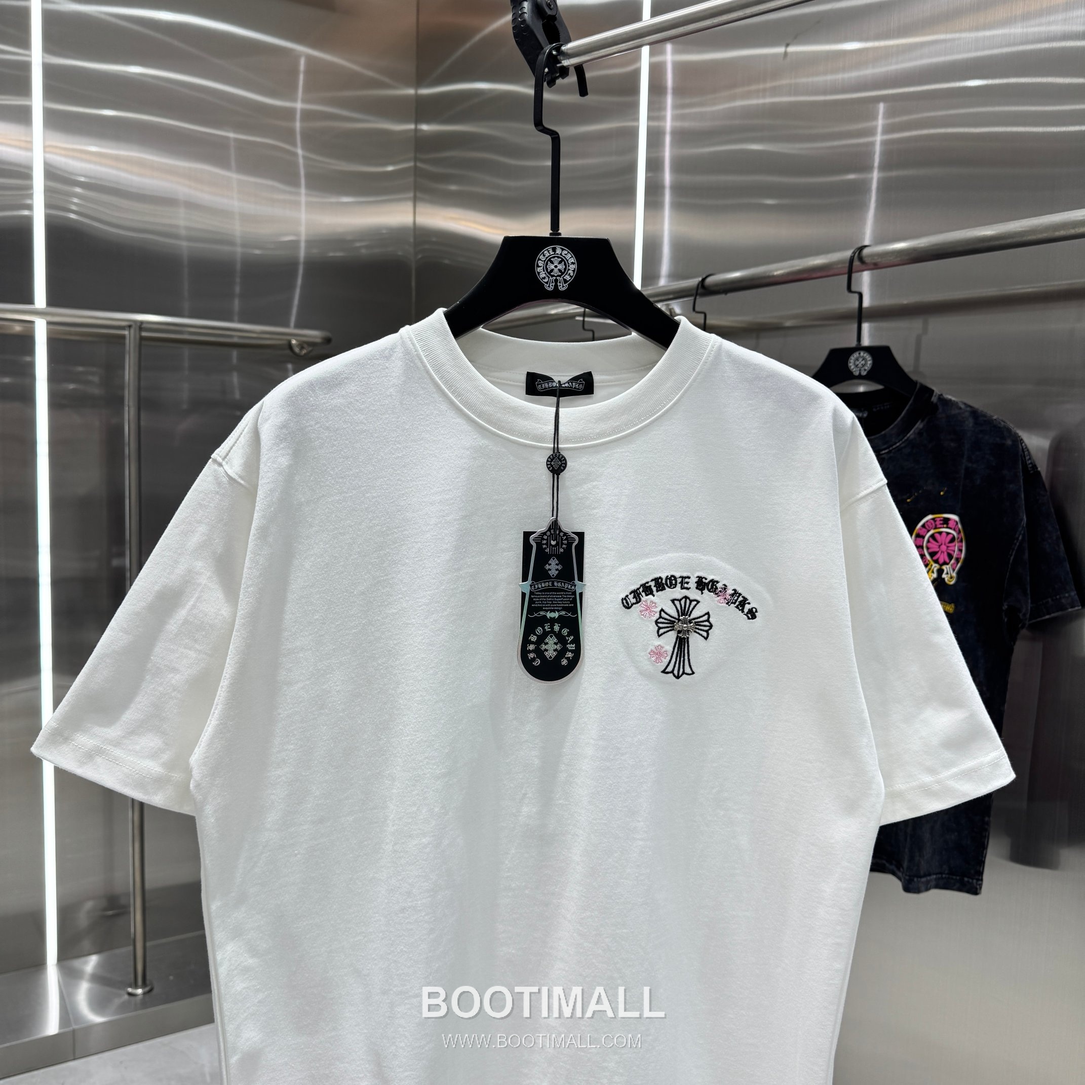 Chrome Hearts Ten-Thousand Stitch Embroidery Tee Black T-Shirt 크롬하츠 만침 자수 티 블랙 티셔츠 6