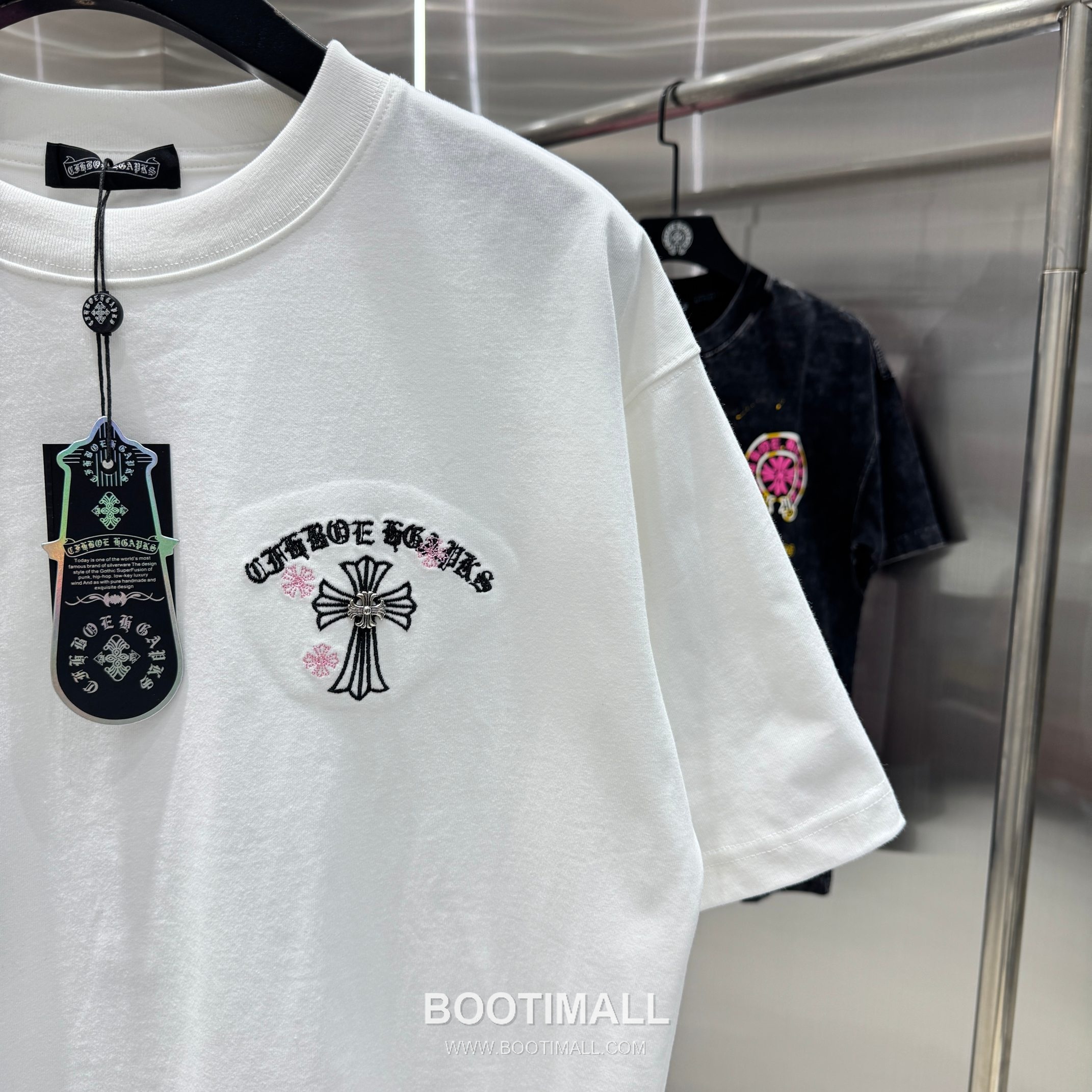 Chrome Hearts Ten-Thousand Stitch Embroidery Tee Black T-Shirt 크롬하츠 만침 자수 티 블랙 티셔츠 7