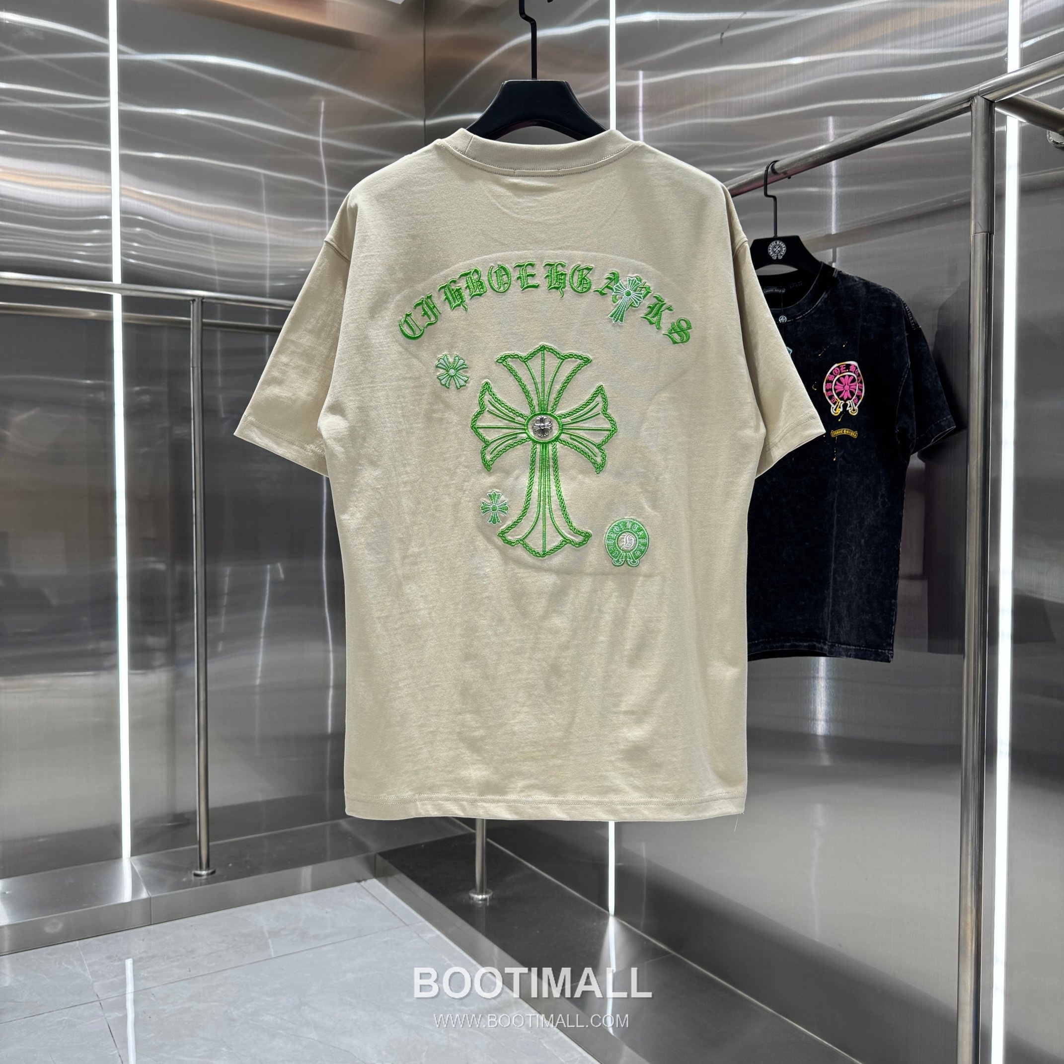 Chrome Hearts Ten-Thousand Stitch Embroidery Tee Black T-Shirt 크롬하츠 만침 자수 티 블랙 티셔츠 2