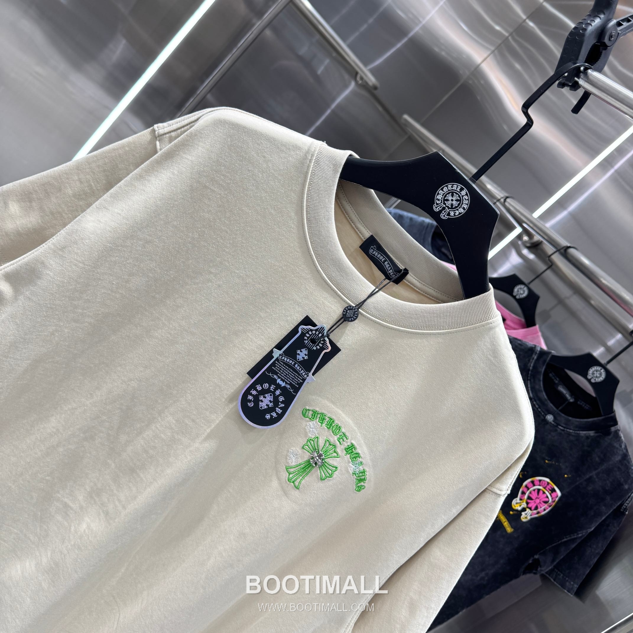 Chrome Hearts Ten-Thousand Stitch Embroidery Tee Black T-Shirt 크롬하츠 만침 자수 티 블랙 티셔츠 4