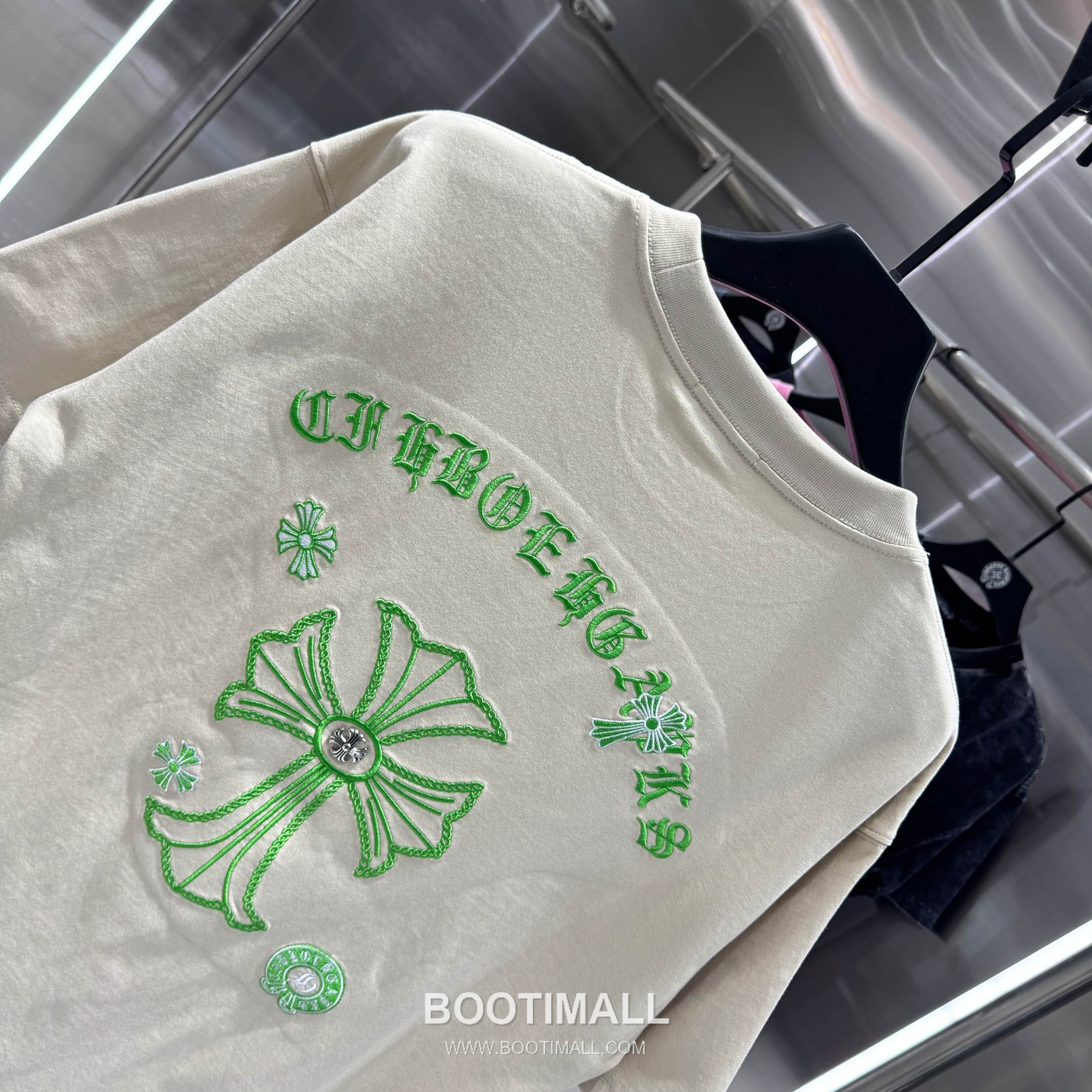 Chrome Hearts Ten-Thousand Stitch Embroidery Tee Black T-Shirt 크롬하츠 만침 자수 티 블랙 티셔츠 5