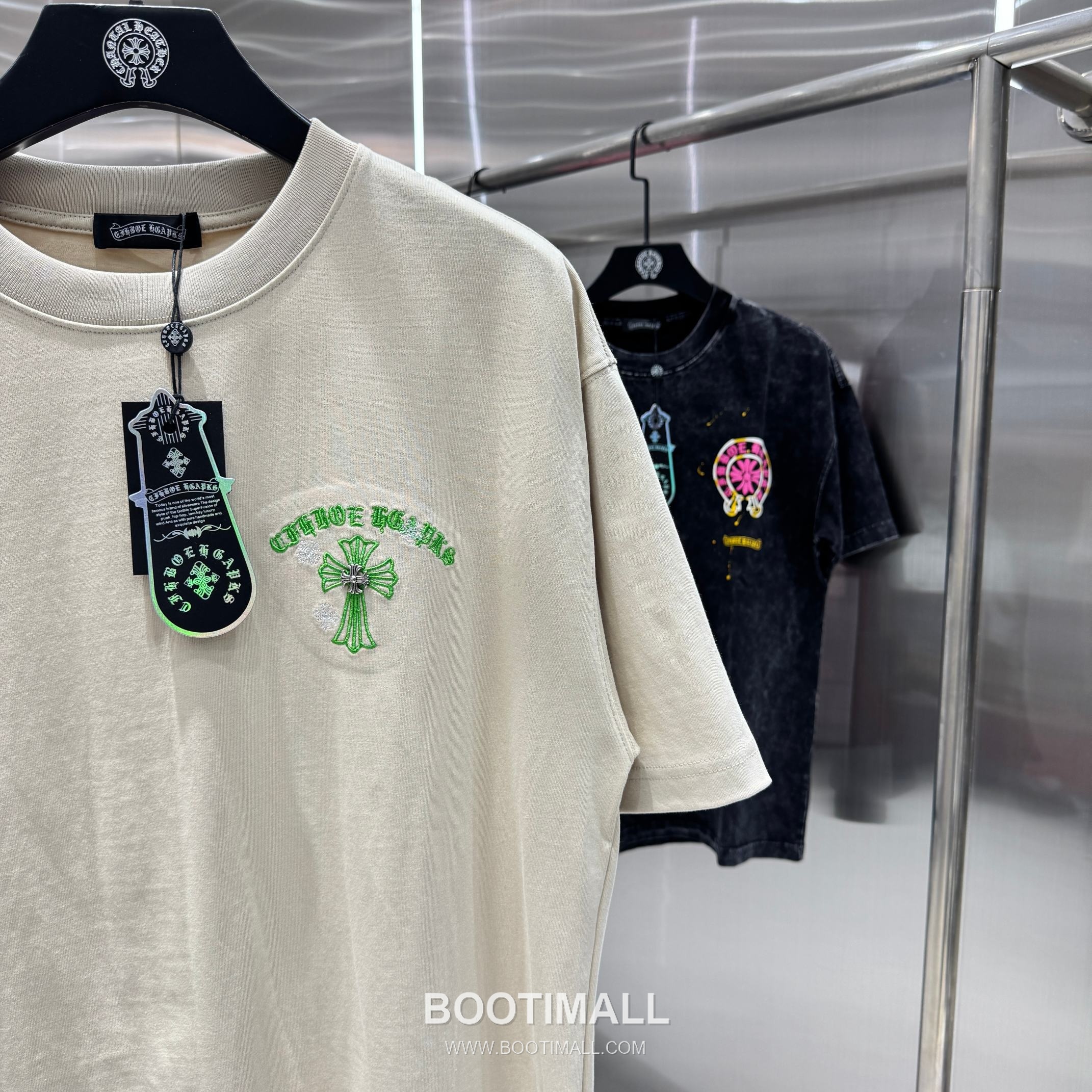 Chrome Hearts Ten-Thousand Stitch Embroidery Tee Black T-Shirt 크롬하츠 만침 자수 티 블랙 티셔츠 7