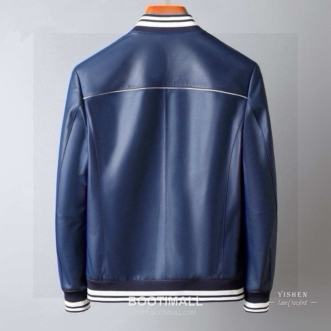 Prada SS26 Sheepskin Leather Baseball Jacket 프라다 SS26 양가죽 베이스볼 레더 재킷 2