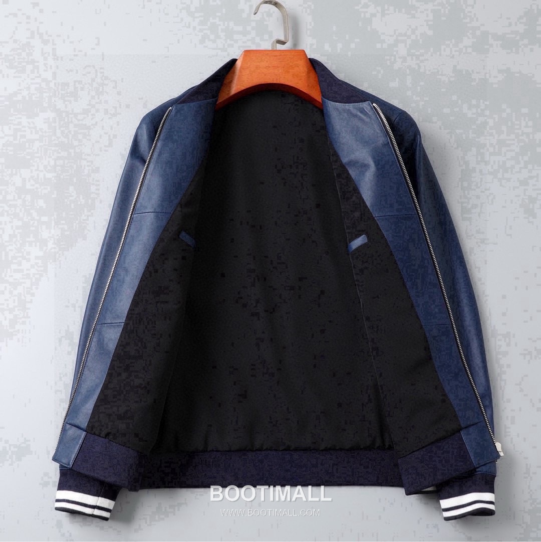 Prada SS26 Sheepskin Leather Baseball Jacket 프라다 SS26 양가죽 베이스볼 레더 재킷 3