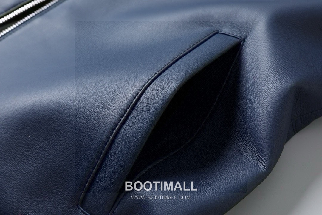 Prada SS26 Sheepskin Leather Baseball Jacket 프라다 SS26 양가죽 베이스볼 레더 재킷 6