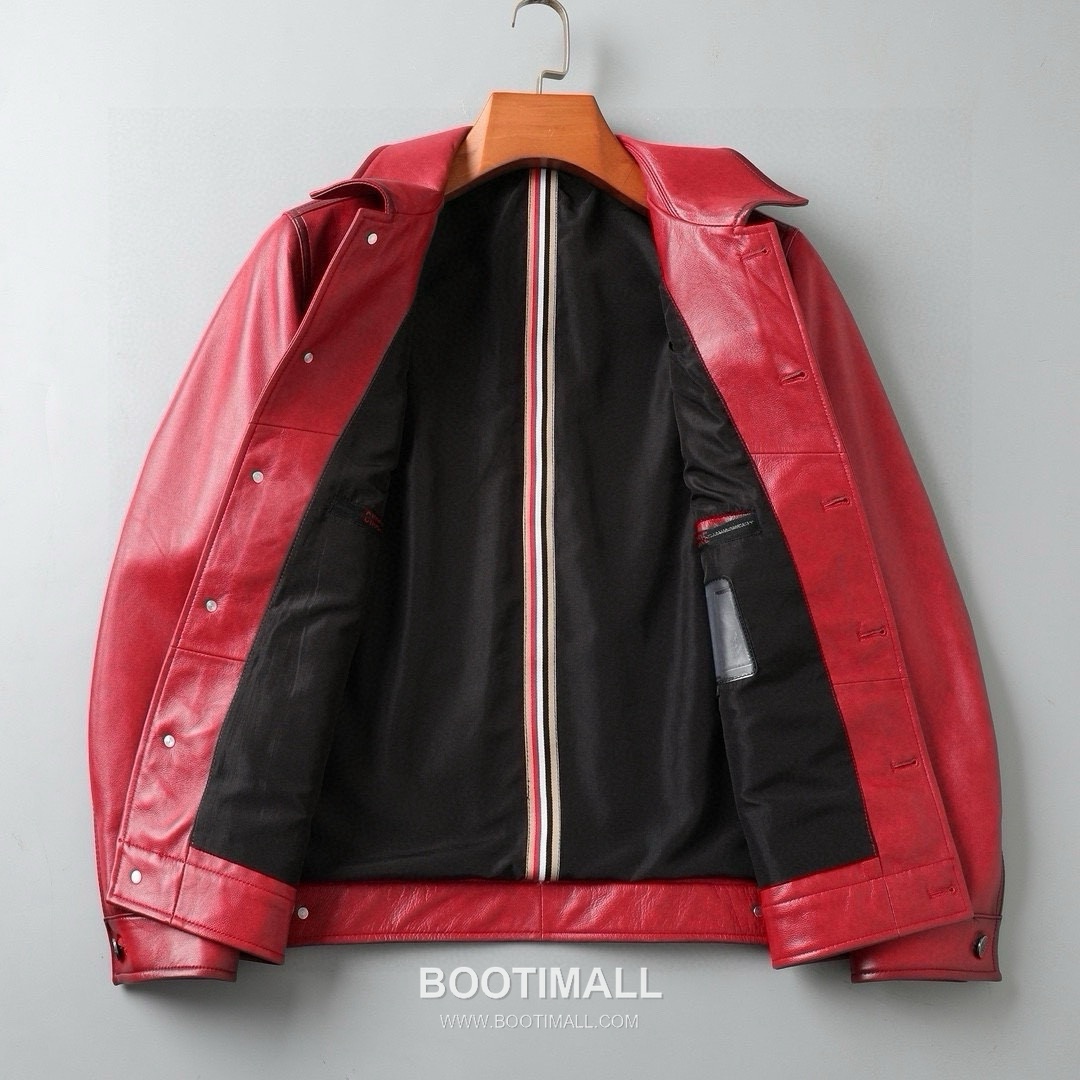 Bally F/W Goatskin Leather Jacket 발리 F/W 염소가죽 레더 재킷 3