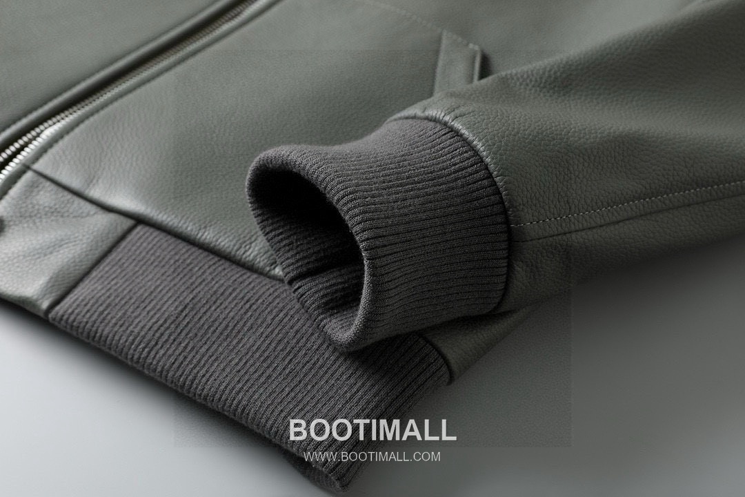 Thom Browne Leather Blouson Black 톰브라운 레더 블루종 블랙 6