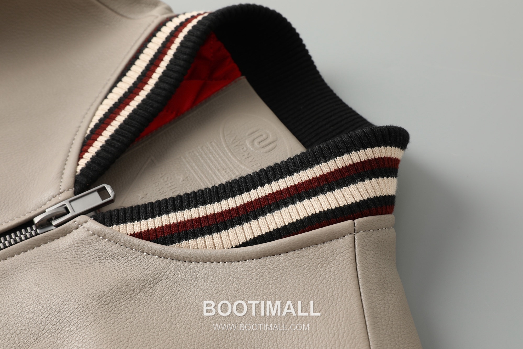 Gucci Racing Collaboration Leather Goatskin Beige Jacket 구찌 레이싱 콜라보 레더 염소가죽 베이지 재킷 4