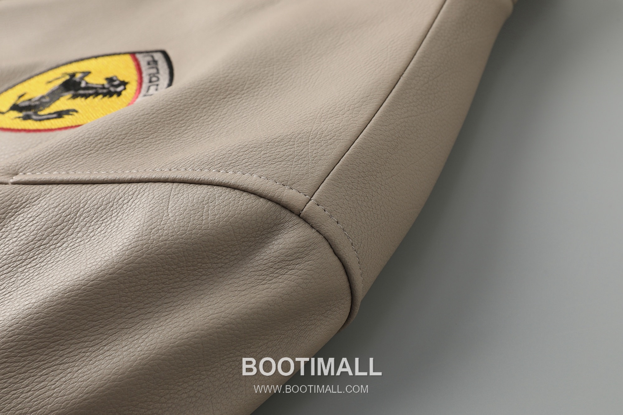 Gucci Racing Collaboration Leather Goatskin Beige Jacket 구찌 레이싱 콜라보 레더 염소가죽 베이지 재킷 5