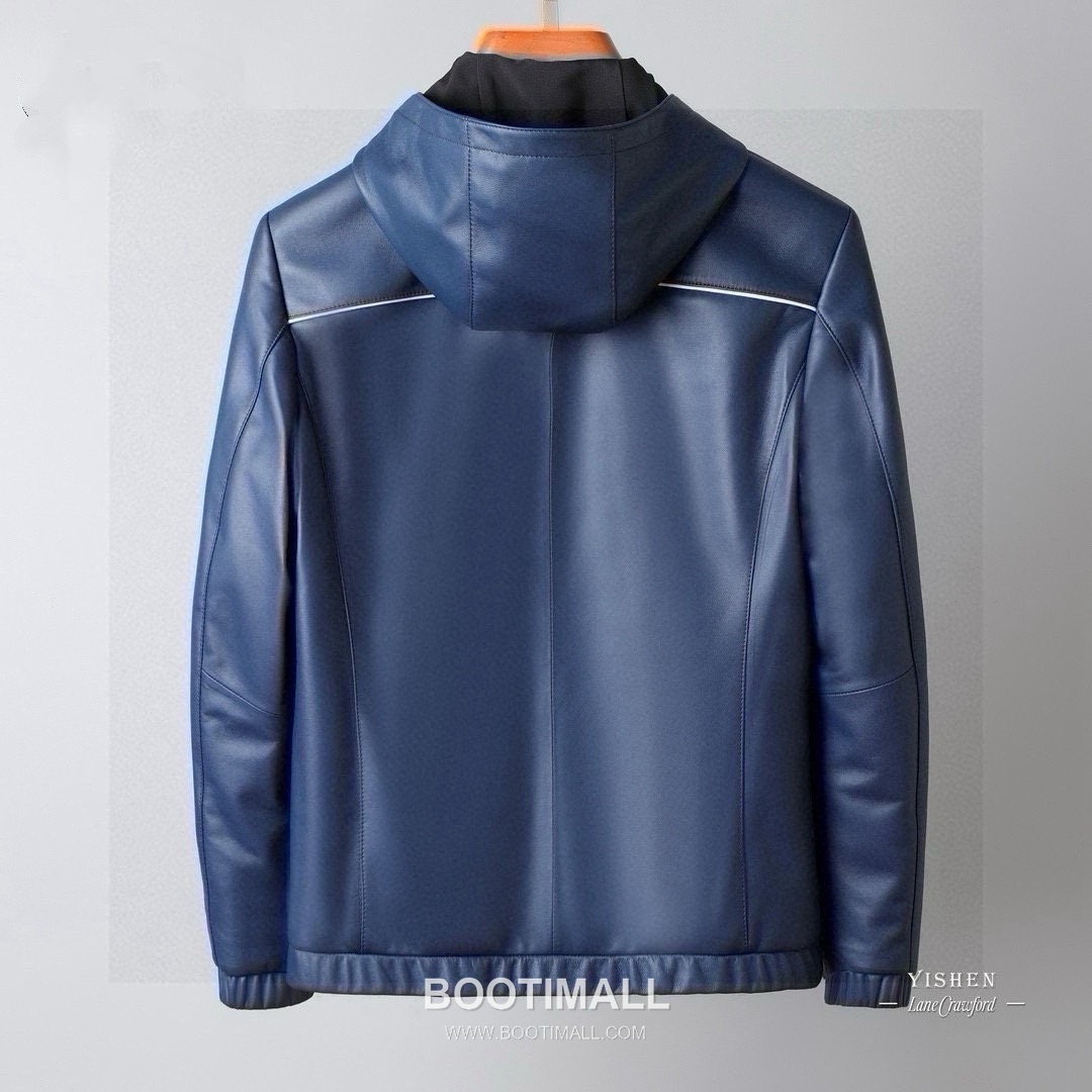Prada SS26 Sheepskin Leather Baseball Jacket 프라다 SS26 양가죽 베이스볼 레더 재킷 2