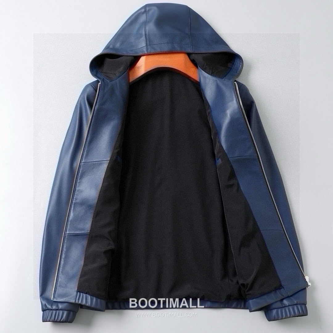 Prada SS26 Sheepskin Leather Baseball Jacket 프라다 SS26 양가죽 베이스볼 레더 재킷 3