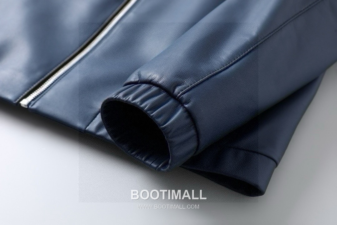 Prada SS26 Sheepskin Leather Baseball Jacket 프라다 SS26 양가죽 베이스볼 레더 재킷 5