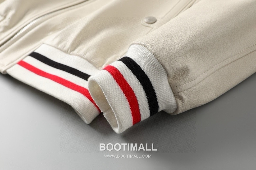 Thom Browne 2026 Leather Bomber Goatskin White 톰브라운 2026 레더 봄버 염소가죽 화이트 6