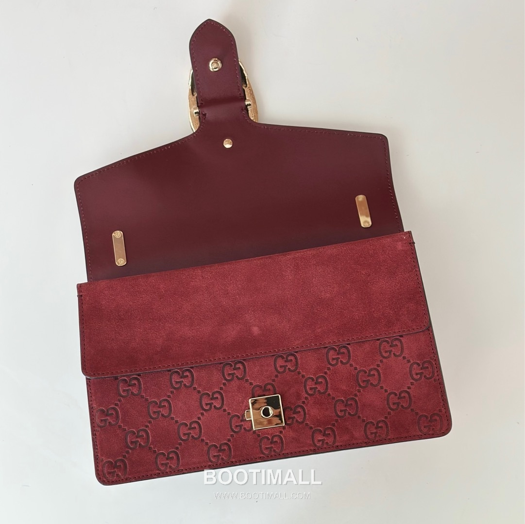 Gucci Embossed Leather Shoulder Bag 818145 구찌 엠보싱 레더 숄더백 27.5cm 8