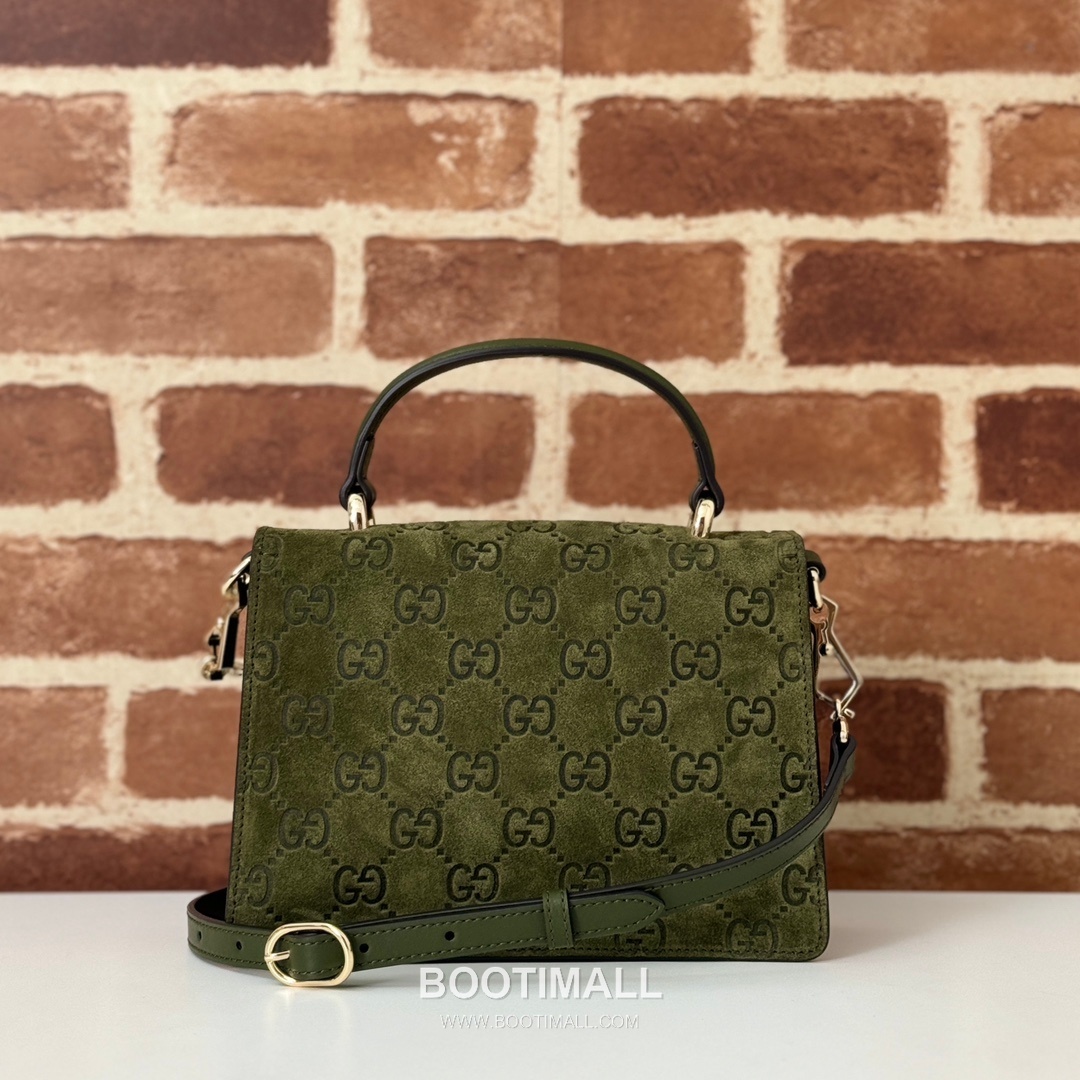 Gucci Embossed Velvet Leather Shoulder Bag 813400 구찌 엠보싱 벨벳 레더 숄더백 22cm 3