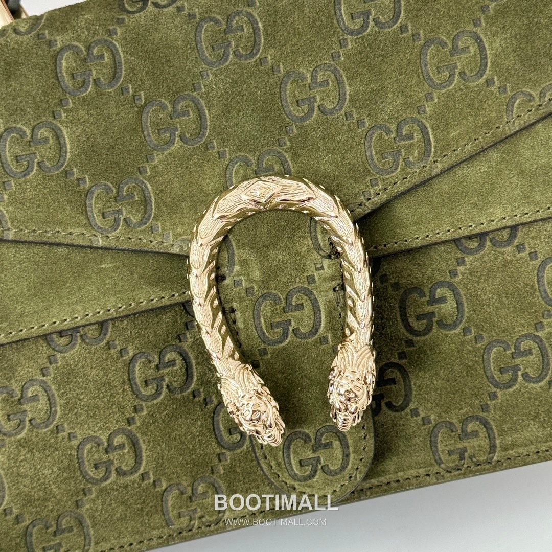 Gucci Embossed Velvet Leather Shoulder Bag 813400 구찌 엠보싱 벨벳 레더 숄더백 22cm 6