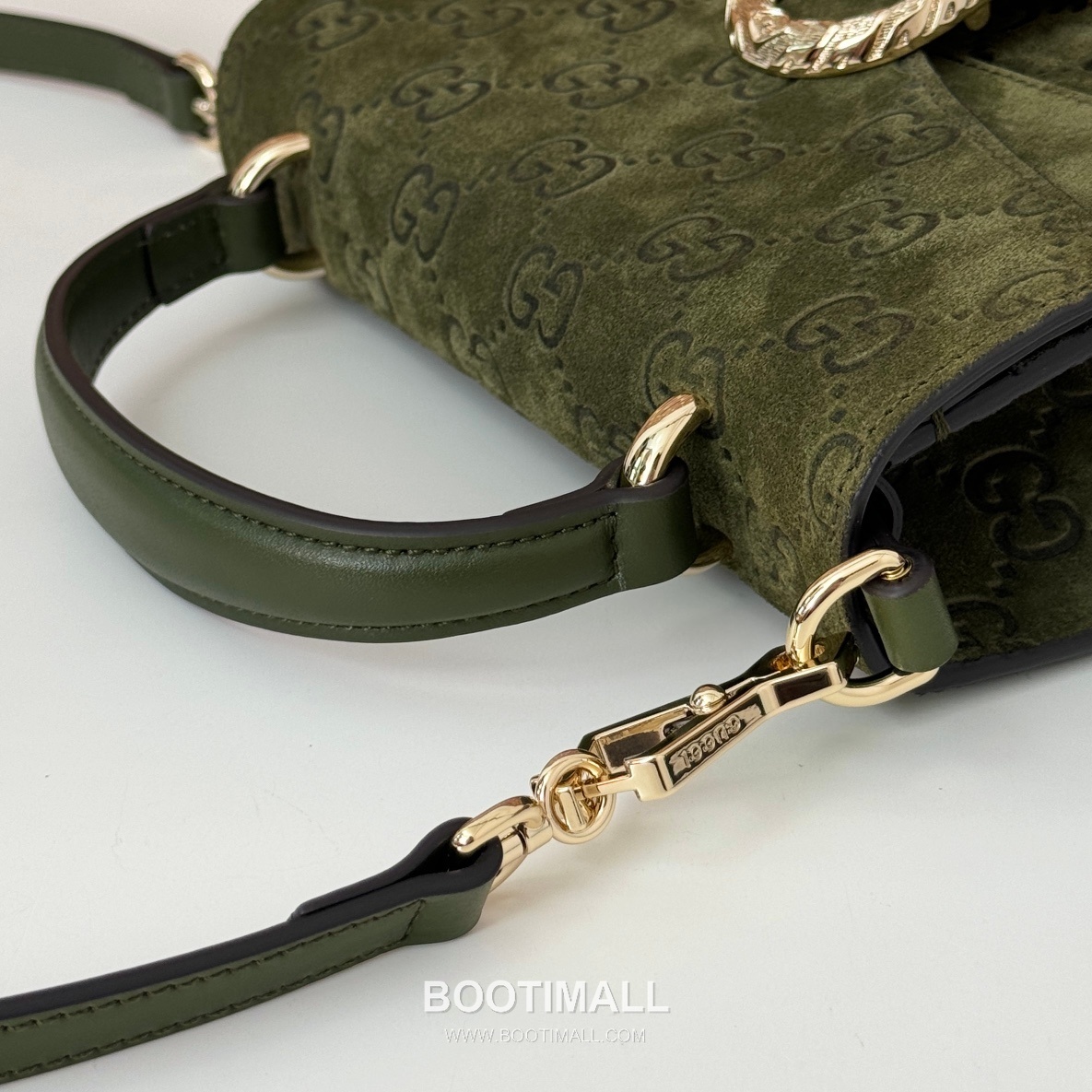 Gucci Embossed Velvet Leather Shoulder Bag 813400 구찌 엠보싱 벨벳 레더 숄더백 22cm 7