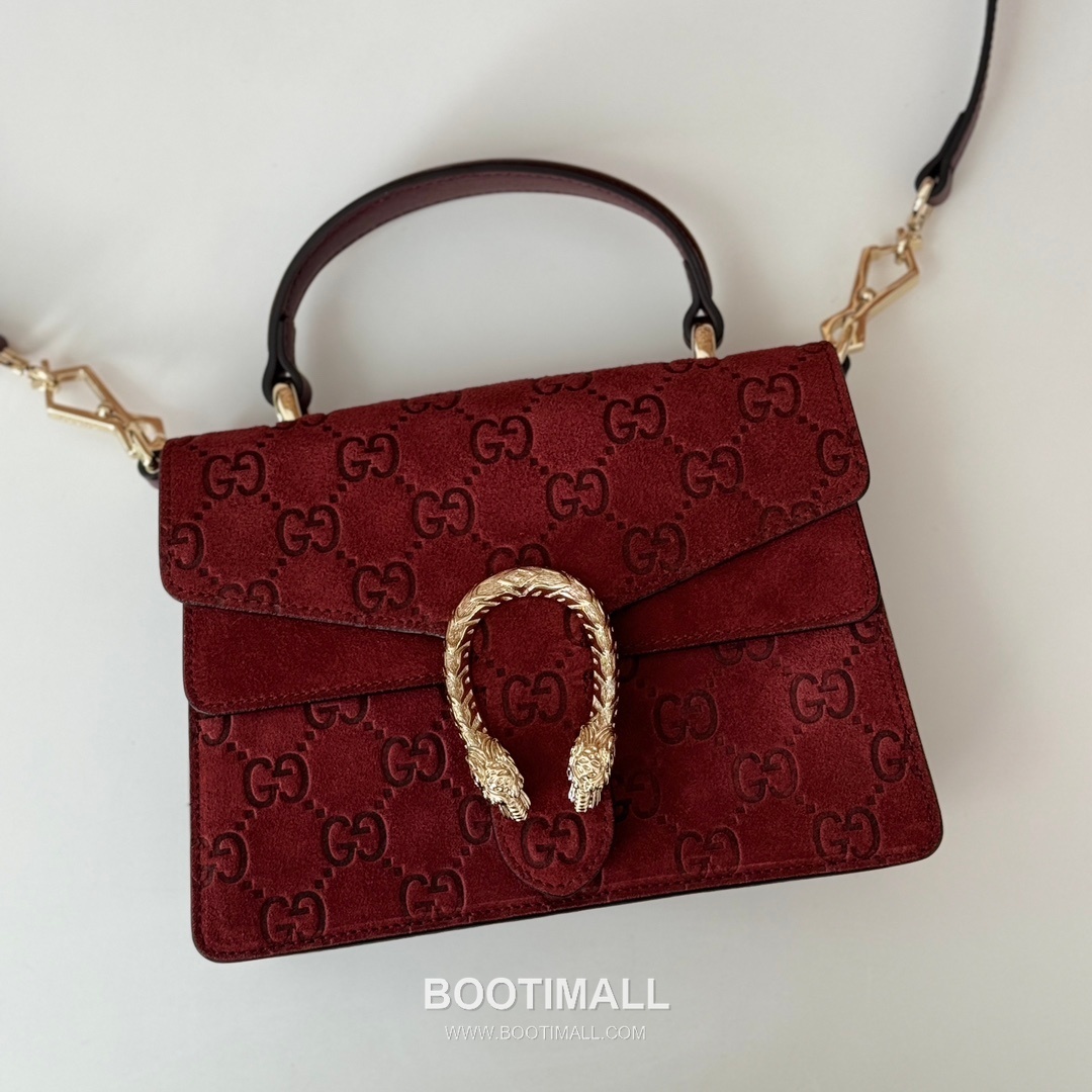 Gucci Embossed Velvet Leather Shoulder Bag 813400 구찌 엠보싱 벨벳 레더 숄더백 22cm 5