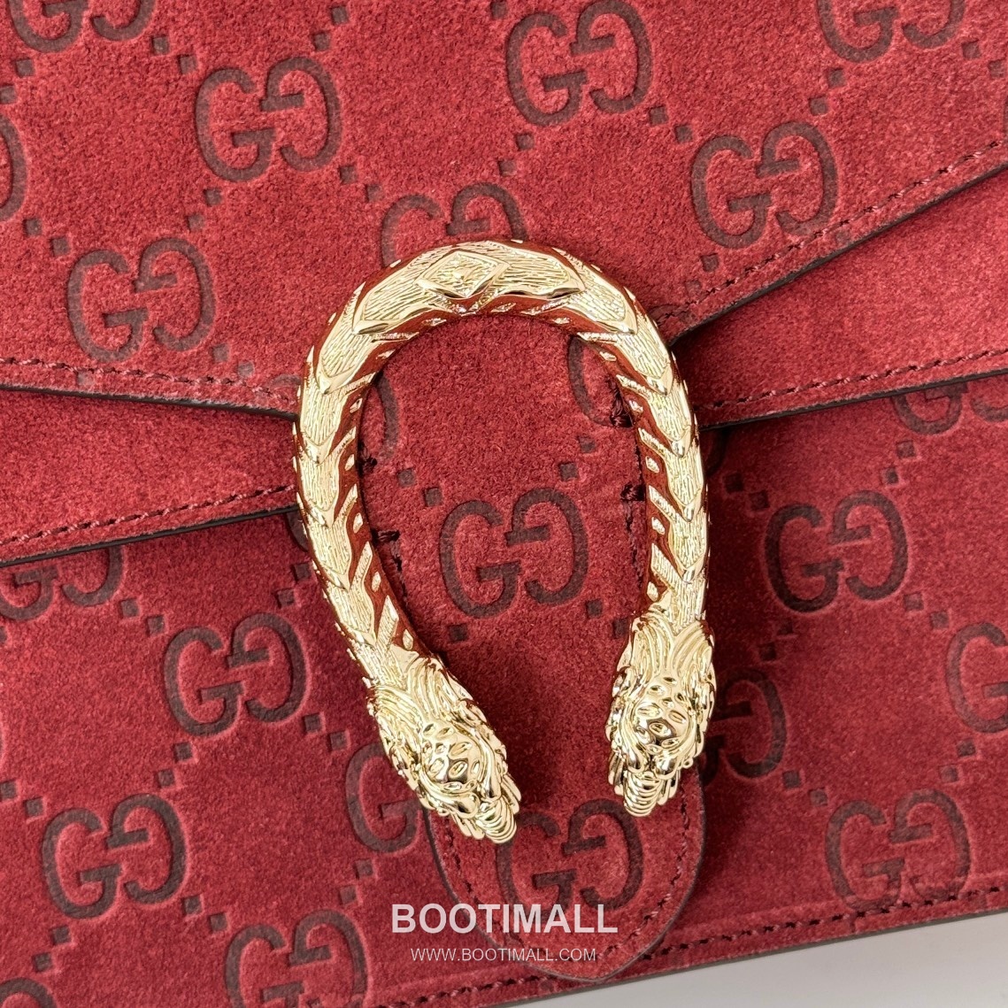 Gucci Embossed Velvet Leather Shoulder Bag 813400 구찌 엠보싱 벨벳 레더 숄더백 22cm 6