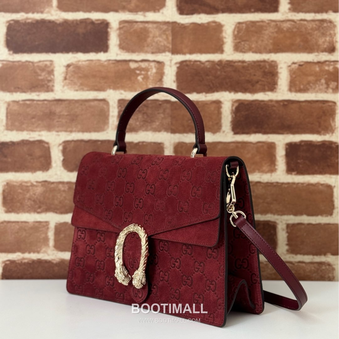 Gucci Embossed Velvet Leather Shoulder Bag 813399 구찌 엠보싱 벨벳 레더 숄더백 29.5cm 2