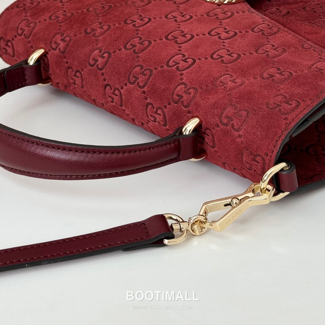 Gucci Embossed Velvet Leather Shoulder Bag 813399 구찌 엠보싱 벨벳 레더 숄더백 29.5cm 7