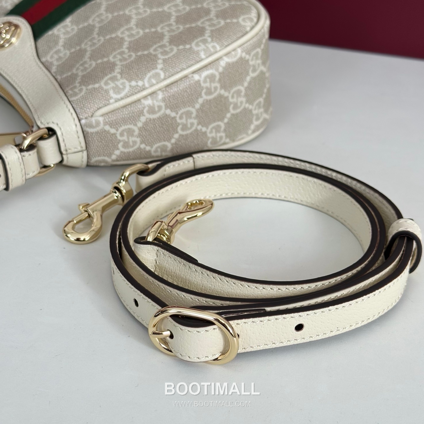Gucci GG Canvas & Leather Shoulder Bag 841341 구찌 GG 캔버스 앤 레더 숄더백 26cm 7