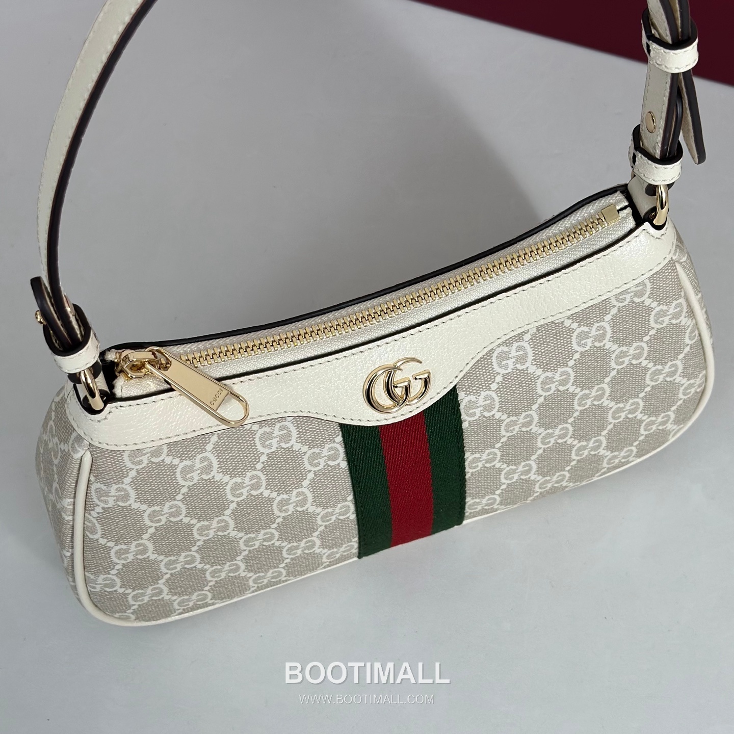 Gucci GG Canvas & Leather Shoulder Bag 841341 구찌 GG 캔버스 앤 레더 숄더백 26cm 8