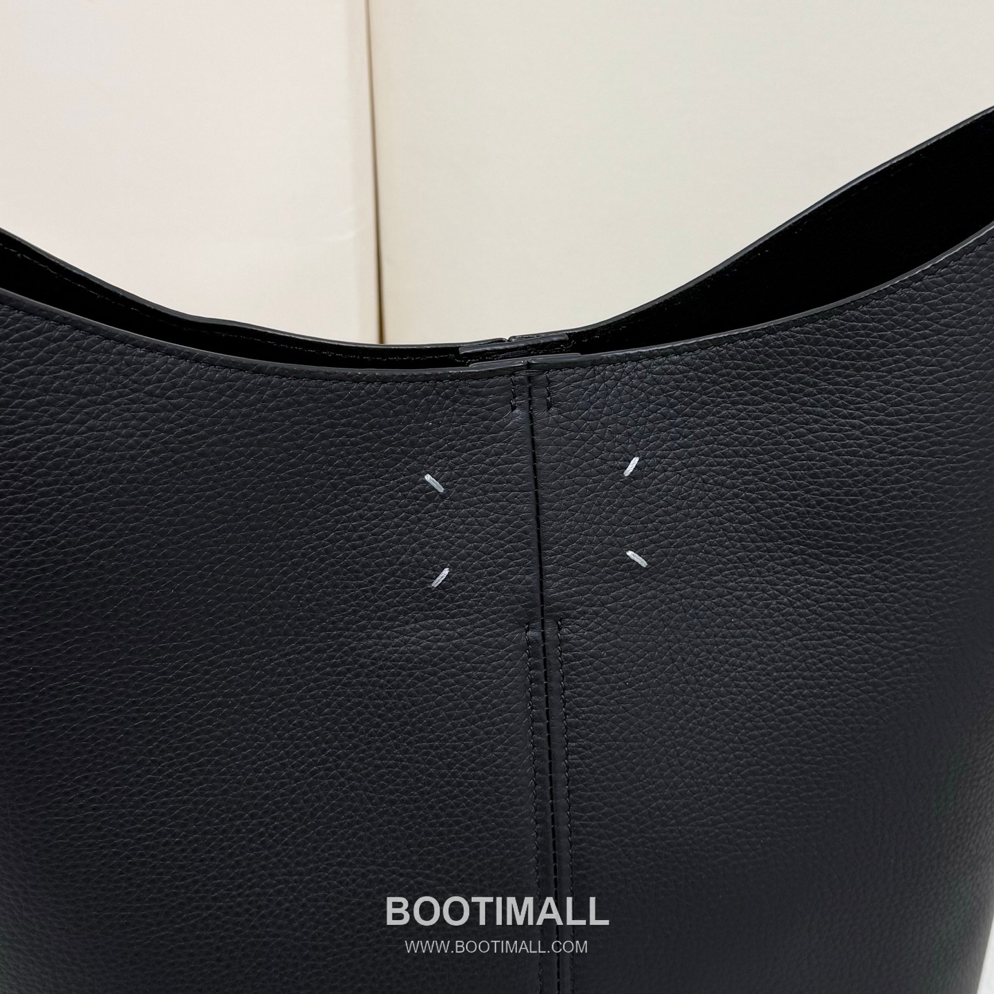 Maison Margiela Dressdge 0096 Grained Cowhide Black Tote Bag 메종 마르지엘라 드레스지 0096 그레인드 소가죽 블랙 토트백 26cm 6