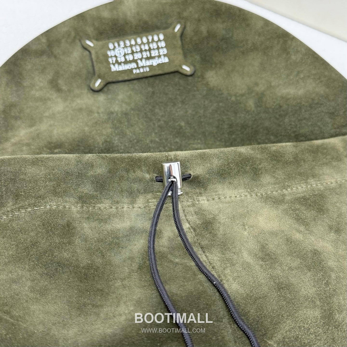 Maison Margiela Belt Bag Suede Leather Green Hobo 메종 마르지엘라 벨트 백 0026 스웨이드 레더 그린 호보백 38cm 6