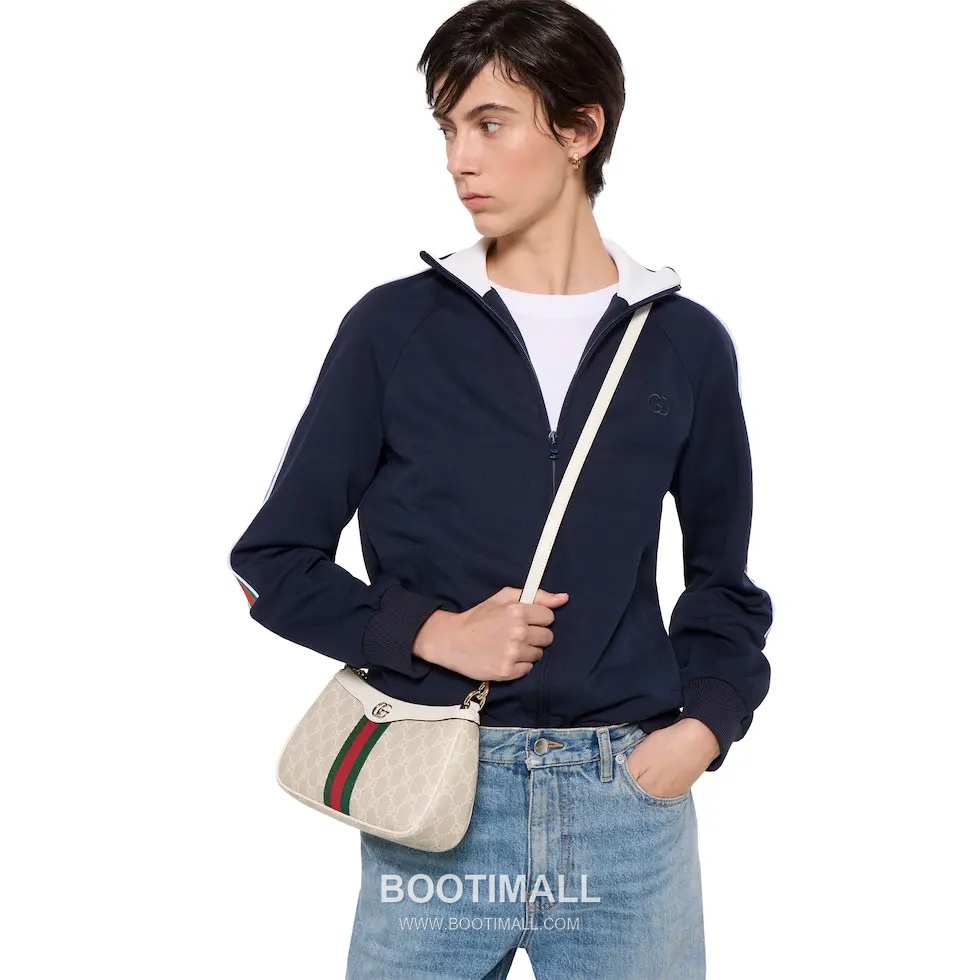 Gucci Ophidia GG Small Coated Fabric Beige Shoulder Bag 구찌 오피디아 GG 스몰 코팅 패브릭 베이지 숄더백 26cm 3