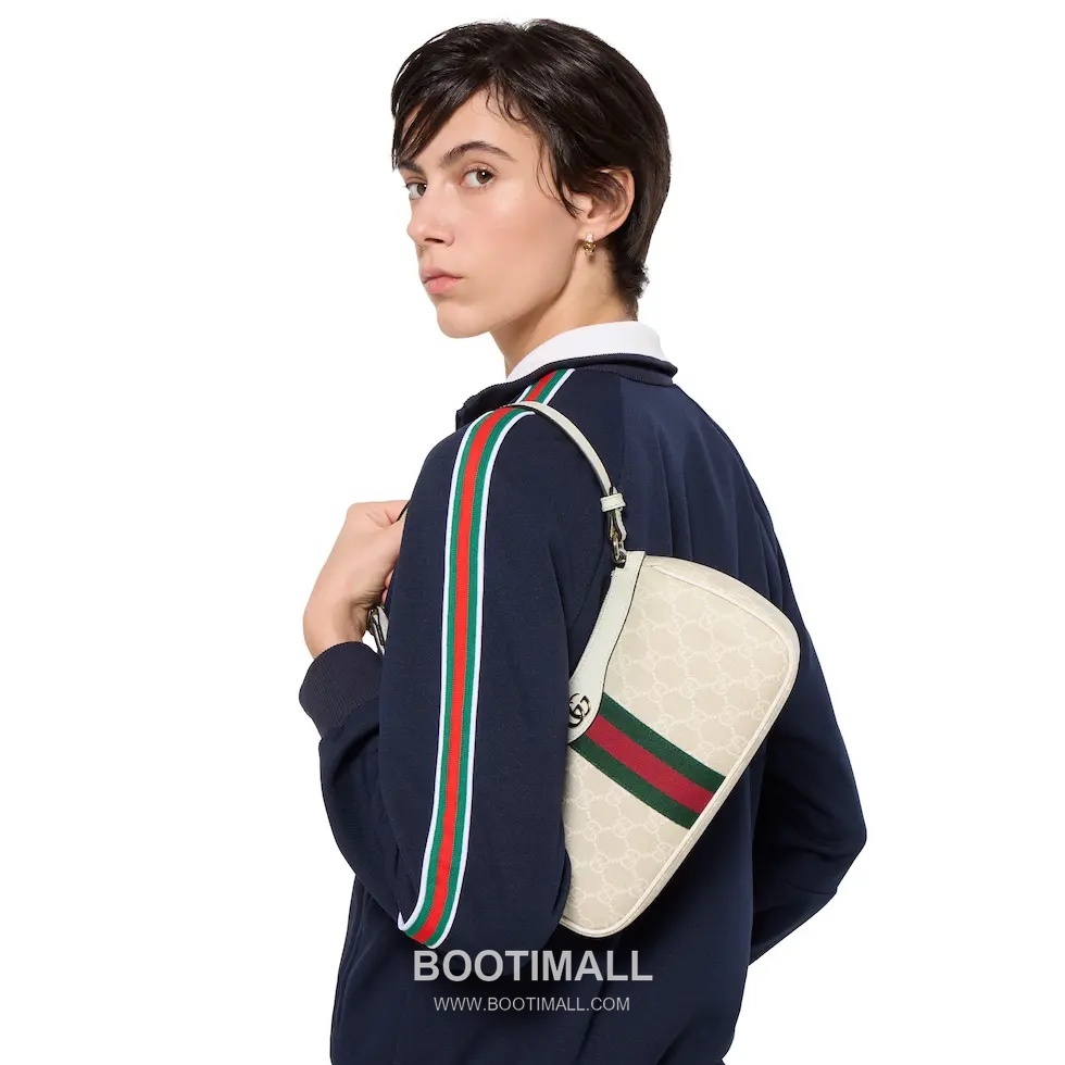 Gucci Ophidia GG Small Coated Fabric Beige Shoulder Bag 구찌 오피디아 GG 스몰 코팅 패브릭 베이지 숄더백 26cm 5