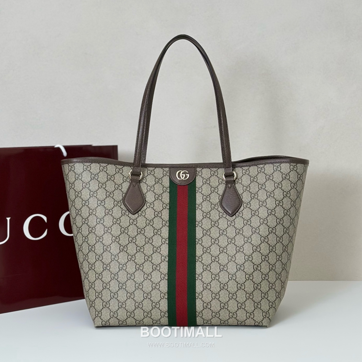 Gucci GG Canvas Large Tote Bag 836829 구찌 GG 캔버스 라지 토트백 31cm 1