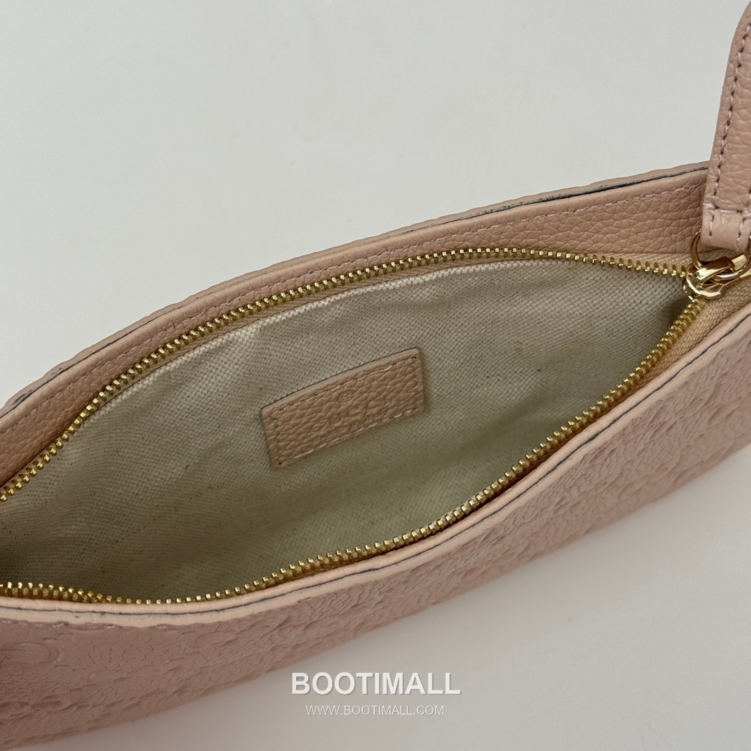 Gucci Pink Grain Leather Clutch Bag 815278 구찌 핑크 그레인 레더 클러치백 20cm 6