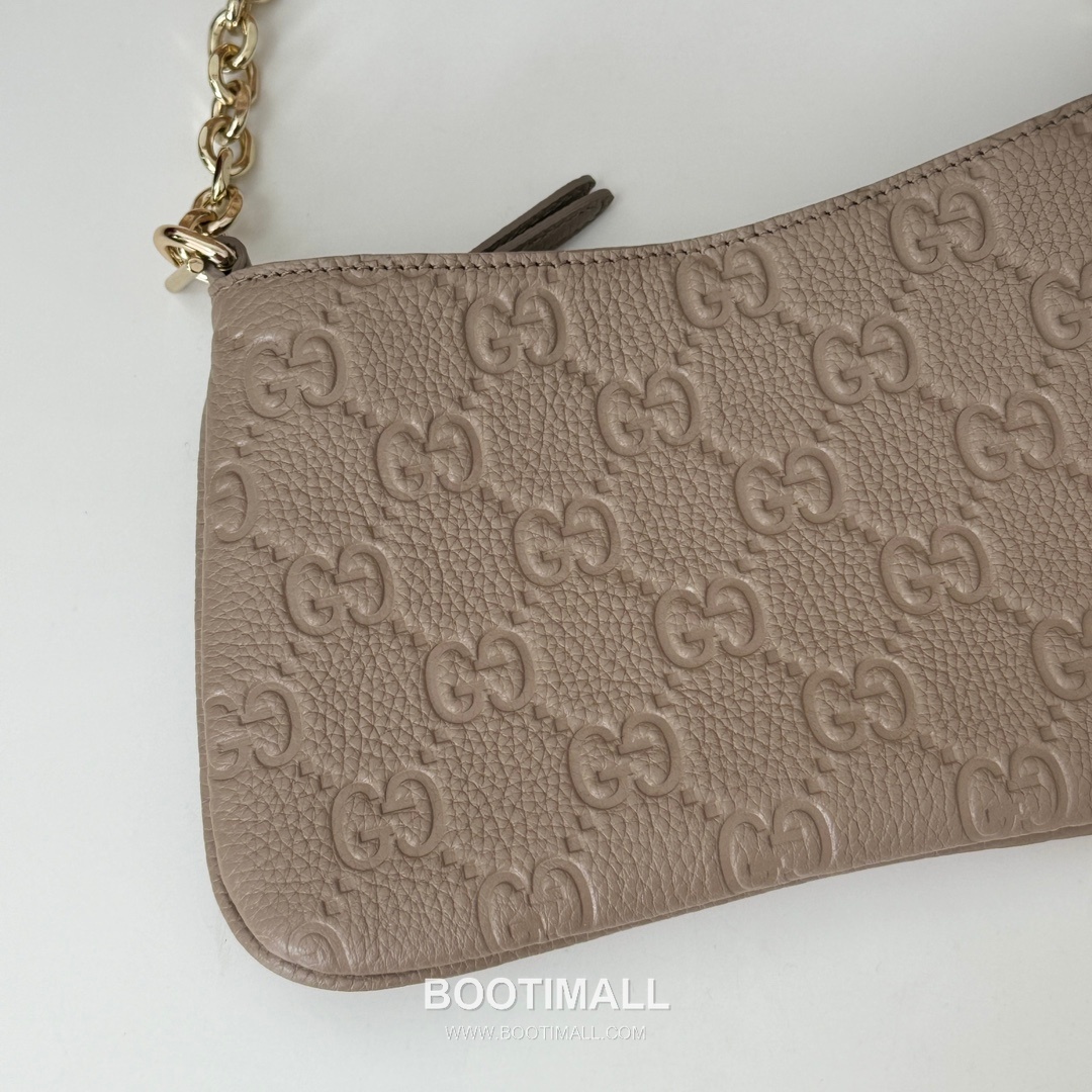 Gucci Pink Grain Leather Clutch Bag 815278 구찌 핑크 그레인 레더 클러치백 20cm 5