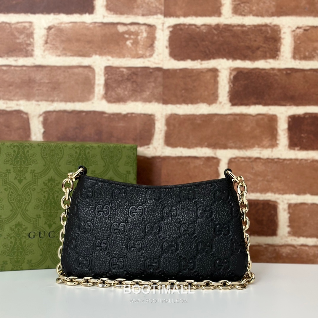 Gucci Pink Grain Leather Clutch Bag 815278 구찌 핑크 그레인 레더 클러치백 20cm 3