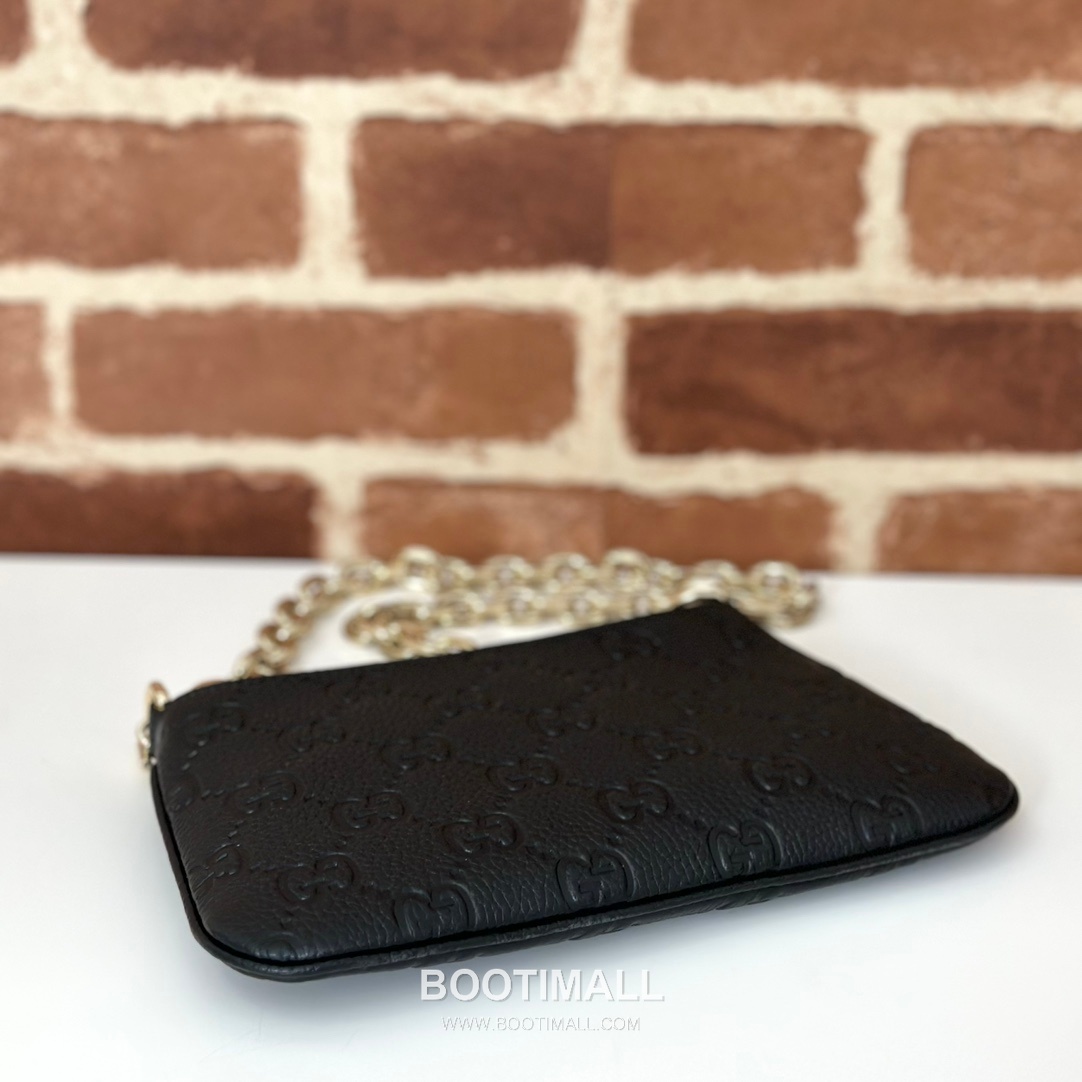 Gucci Pink Grain Leather Clutch Bag 815278 구찌 핑크 그레인 레더 클러치백 20cm 4