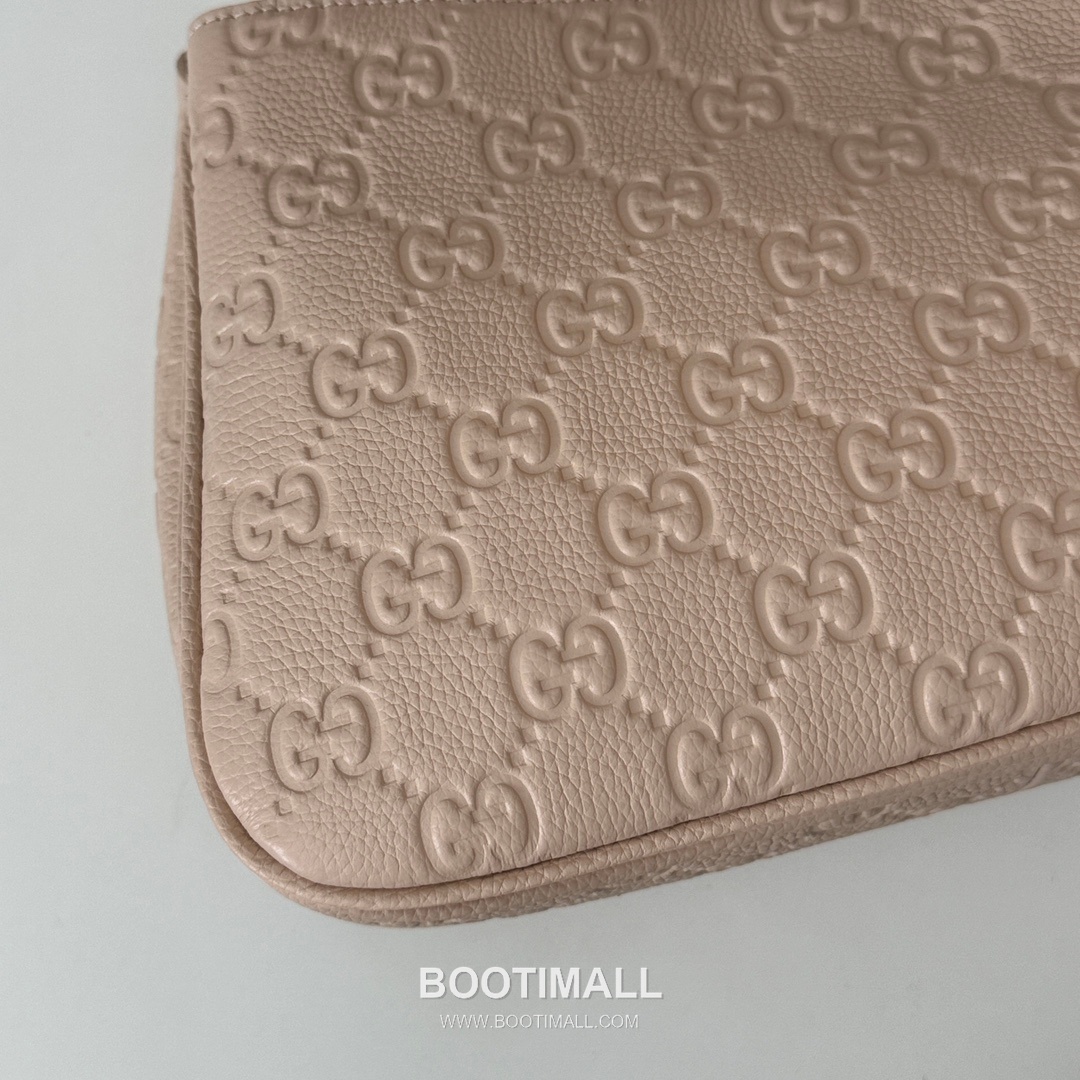 Gucci Pink Grain Leather Shoulder Bag 815263 구찌 핑크 그레인 레더 숄더백 29cm 6