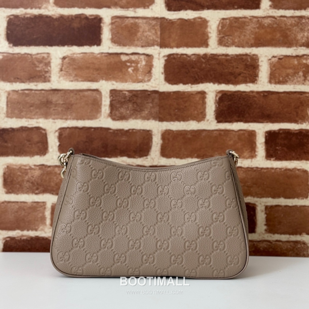 Gucci Pink Grain Leather Shoulder Bag 815263 구찌 핑크 그레인 레더 숄더백 29cm 3