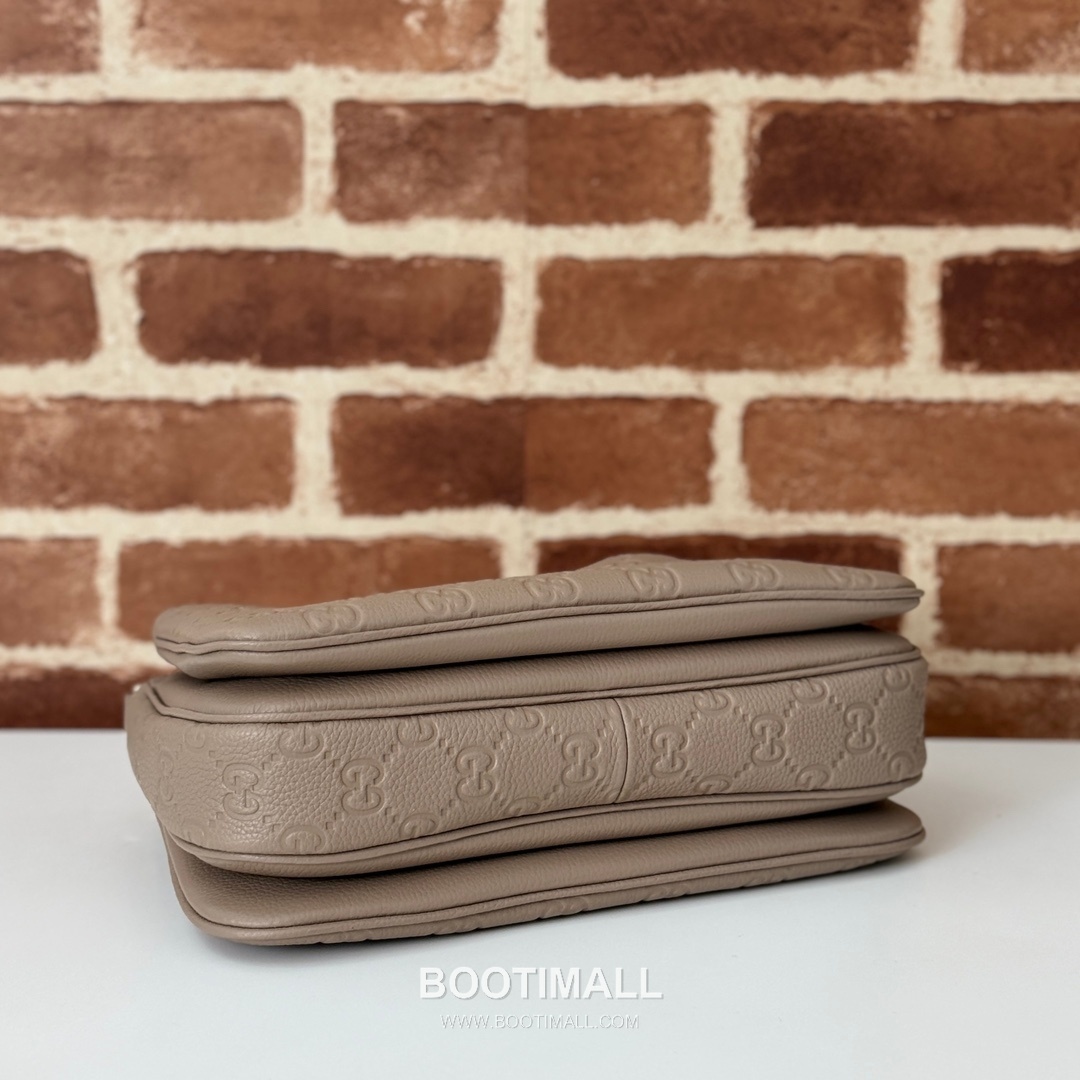 Gucci Pink Grain Leather Shoulder Bag 815263 구찌 핑크 그레인 레더 숄더백 29cm 4