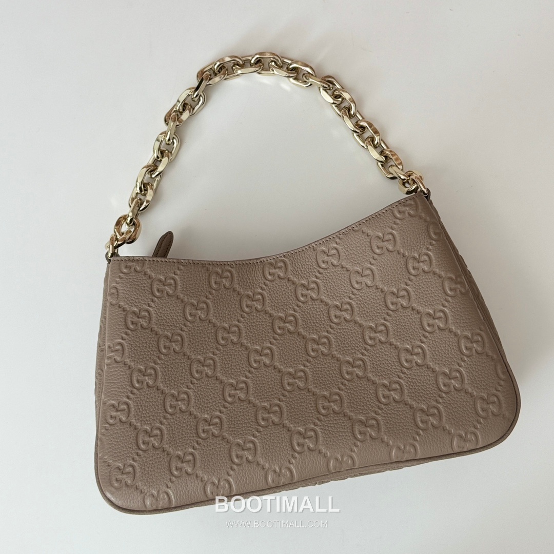 Gucci Pink Grain Leather Shoulder Bag 815263 구찌 핑크 그레인 레더 숄더백 29cm 5