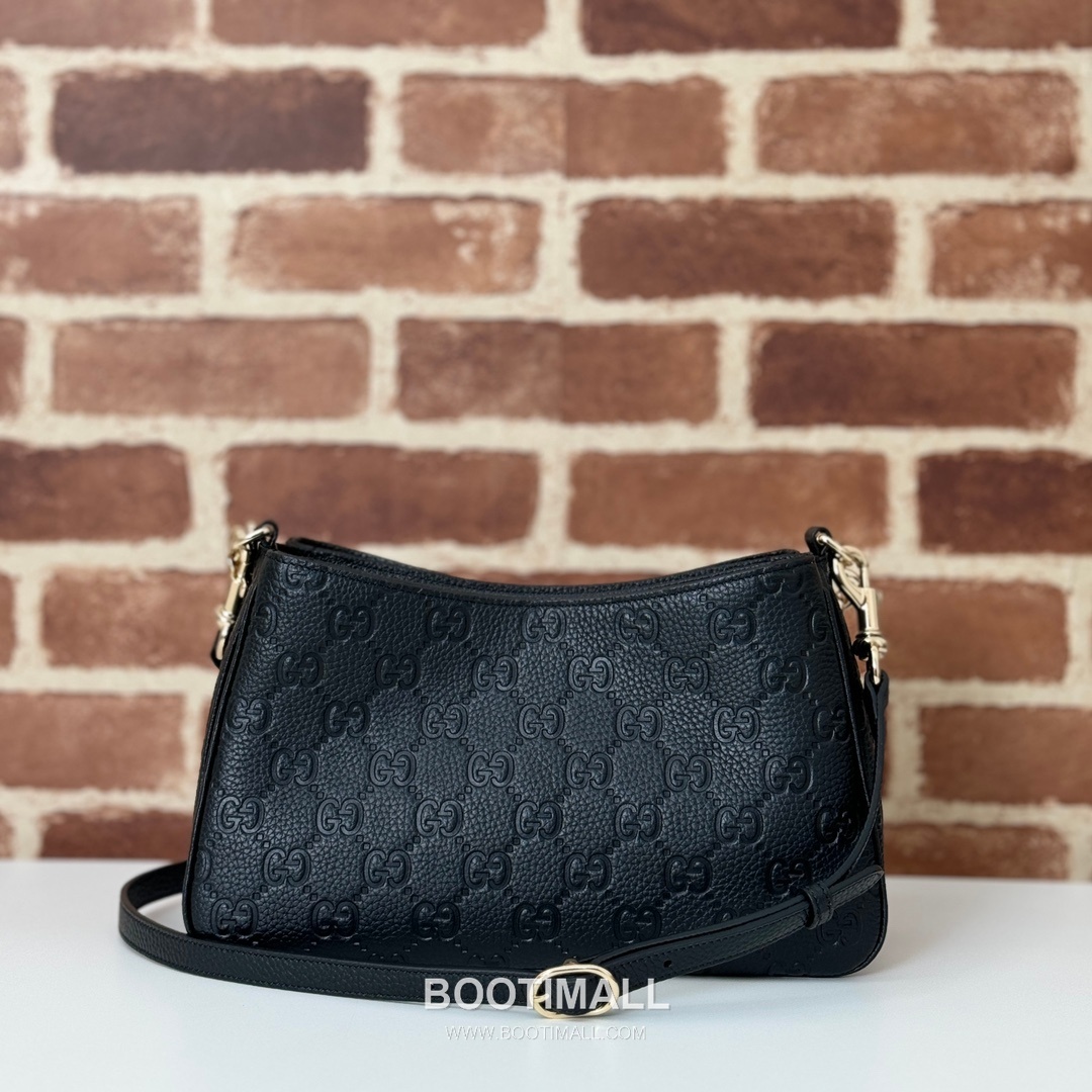 Gucci Pink Grain Leather Shoulder Bag 815263 구찌 핑크 그레인 레더 숄더백 29cm 3