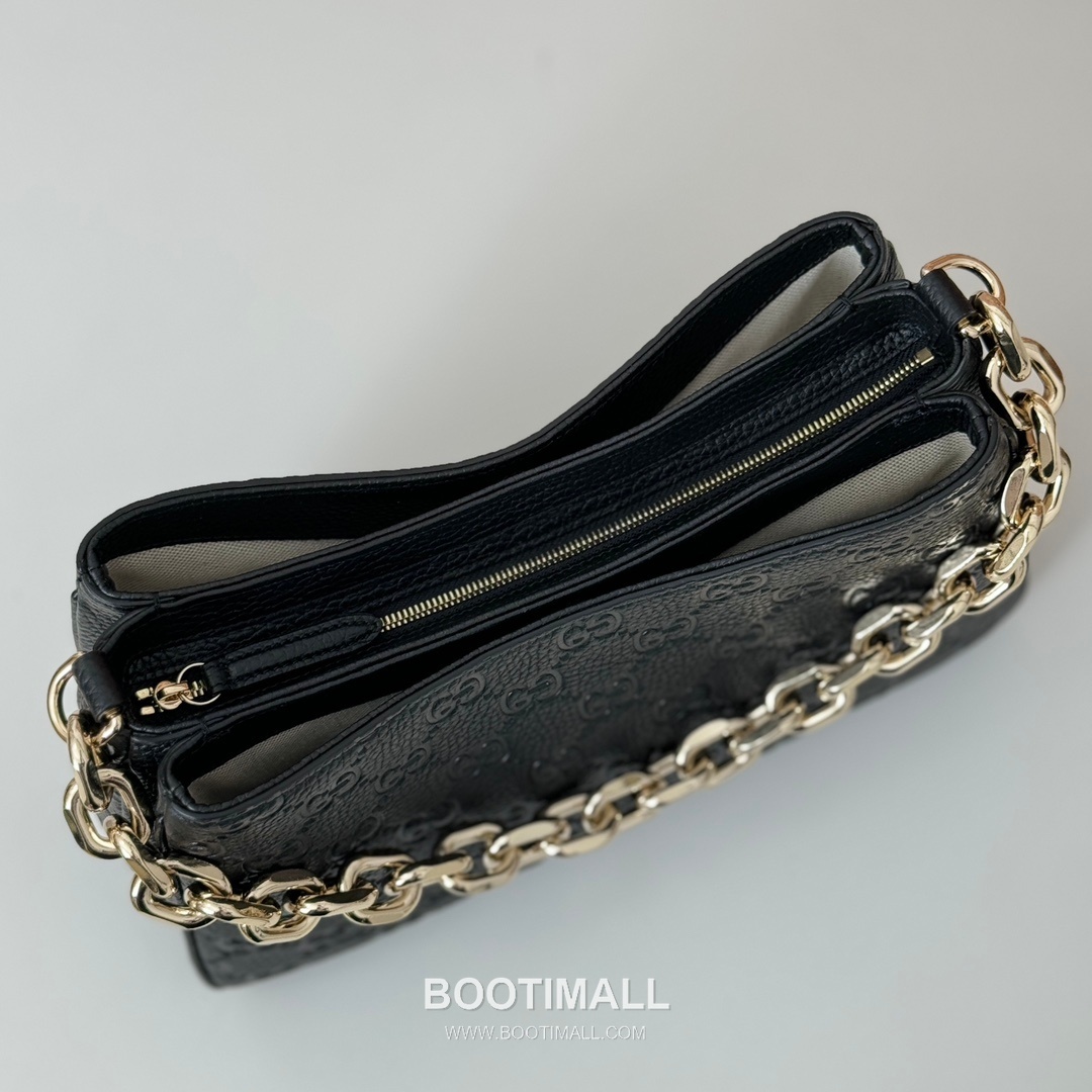 Gucci Pink Grain Leather Shoulder Bag 815263 구찌 핑크 그레인 레더 숄더백 29cm 8