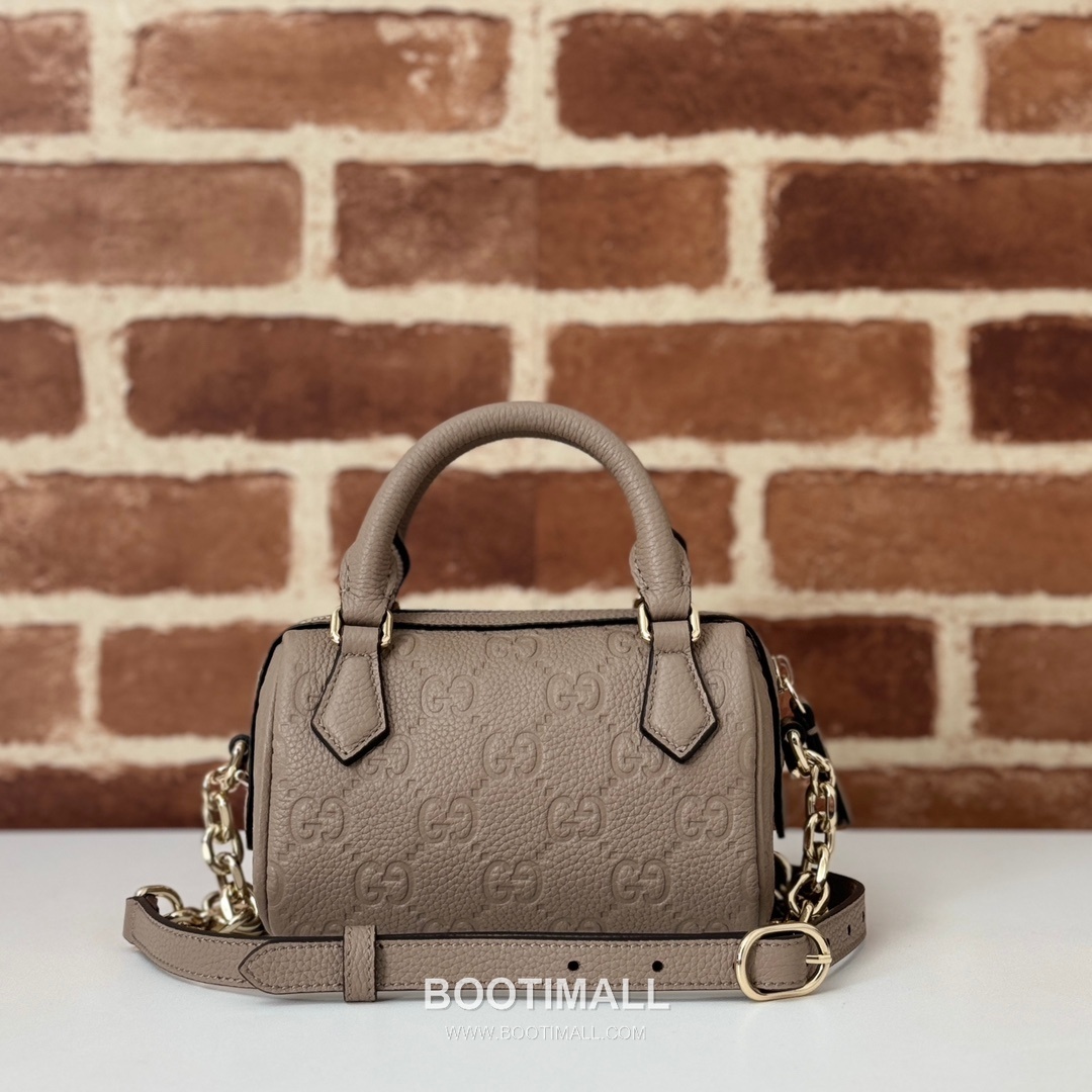 Gucci Pink Grain Leather Mini Top Handle Shoulder Bag 815256 구찌 핑크 그레인 레더 미니 탑핸들 숄더백 16.5cm 3