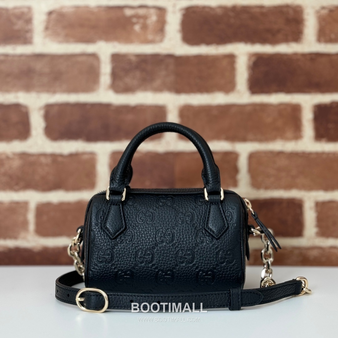 Gucci Pink Grain Leather Mini Top Handle Shoulder Bag 815256 구찌 핑크 그레인 레더 미니 탑핸들 숄더백 16.5cm 3