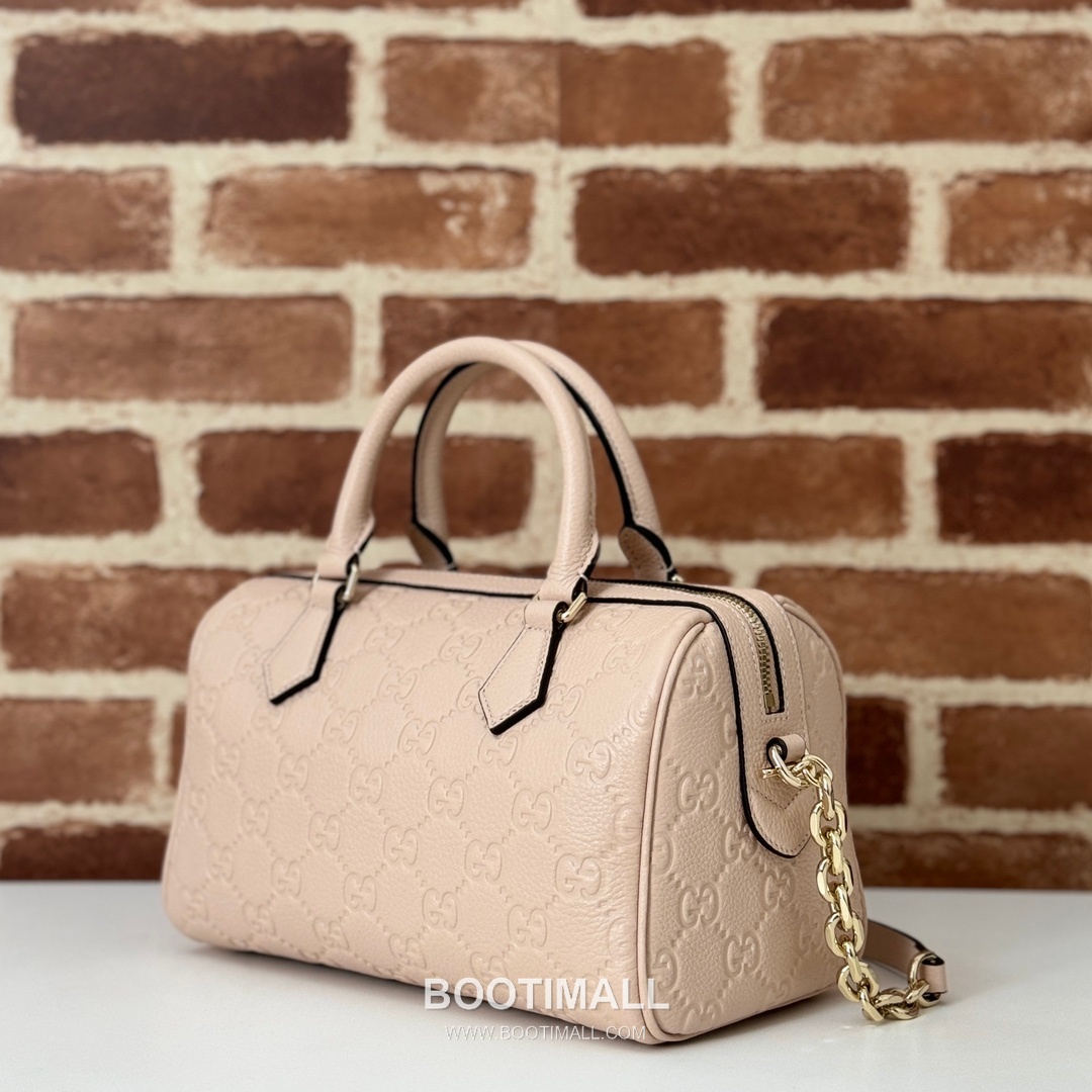 Gucci Pink Grain Leather Top Handle Shoulder Bag 815255 구찌 핑크 그레인 레더 탑핸들 숄더백 25.5cm 2