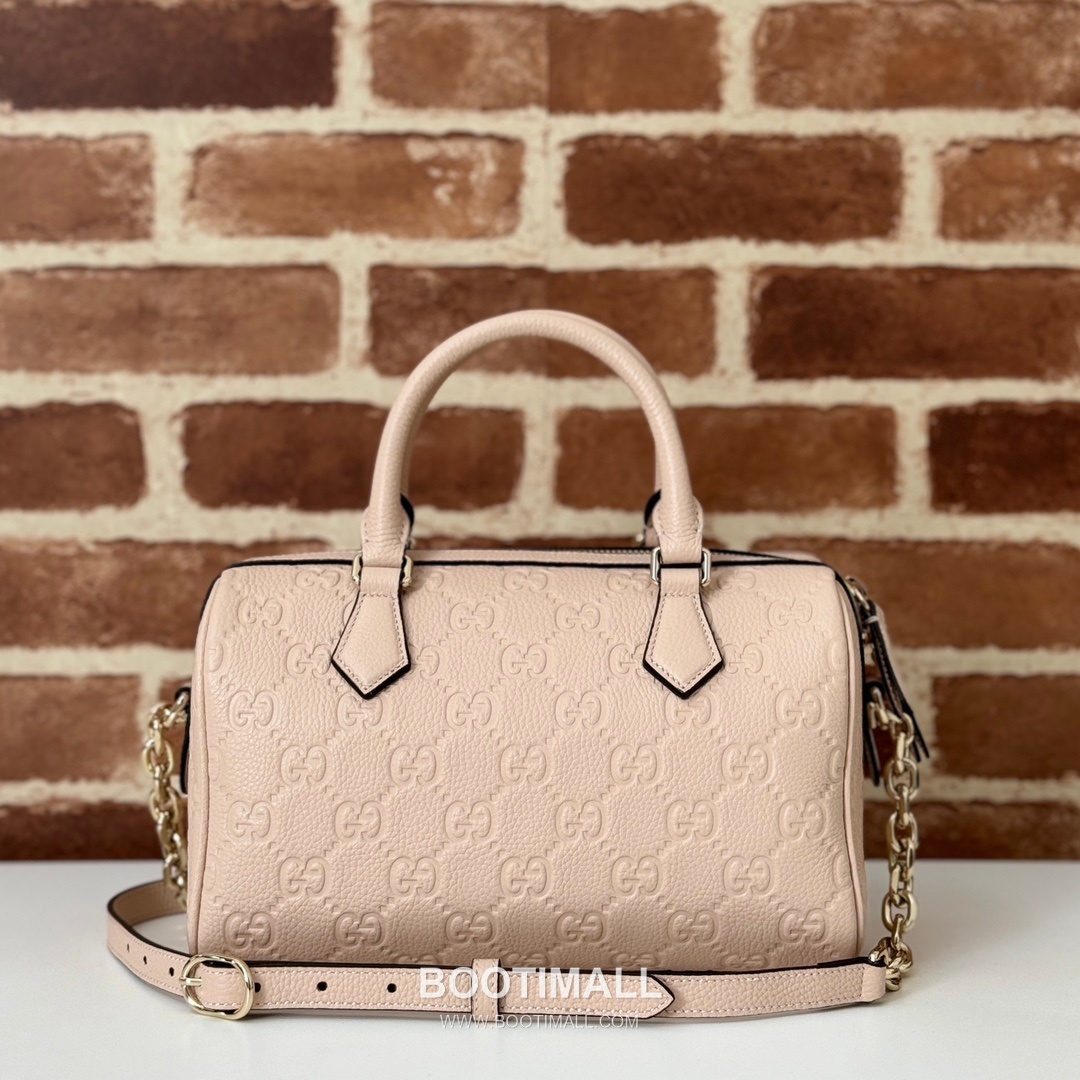 Gucci Pink Grain Leather Top Handle Shoulder Bag 815255 구찌 핑크 그레인 레더 탑핸들 숄더백 25.5cm 3