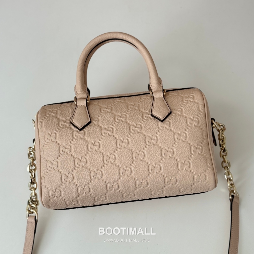 Gucci Pink Grain Leather Top Handle Shoulder Bag 815255 구찌 핑크 그레인 레더 탑핸들 숄더백 25.5cm 5