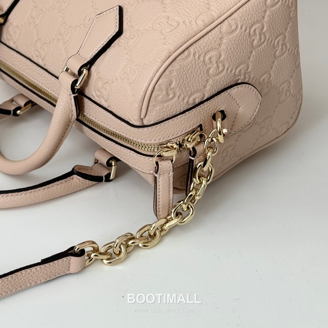 Gucci Pink Grain Leather Top Handle Shoulder Bag 815255 구찌 핑크 그레인 레더 탑핸들 숄더백 25.5cm 6